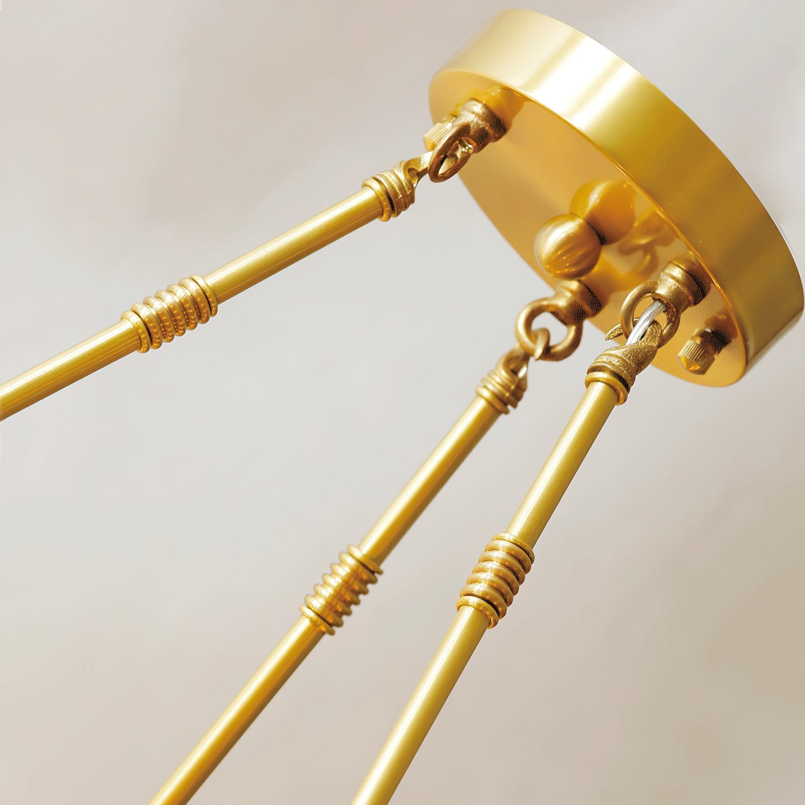 Classic ring candlestick chandelier - Cueteks