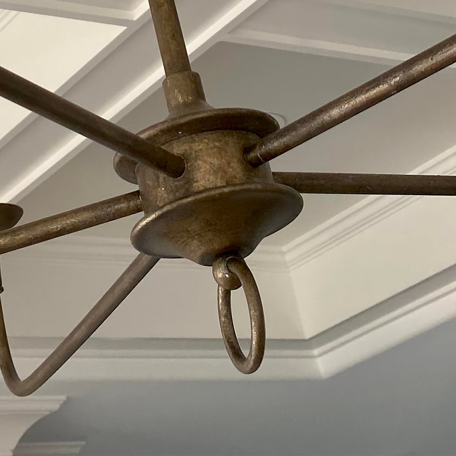 Elongated  Antique Chandelier - Cueteks