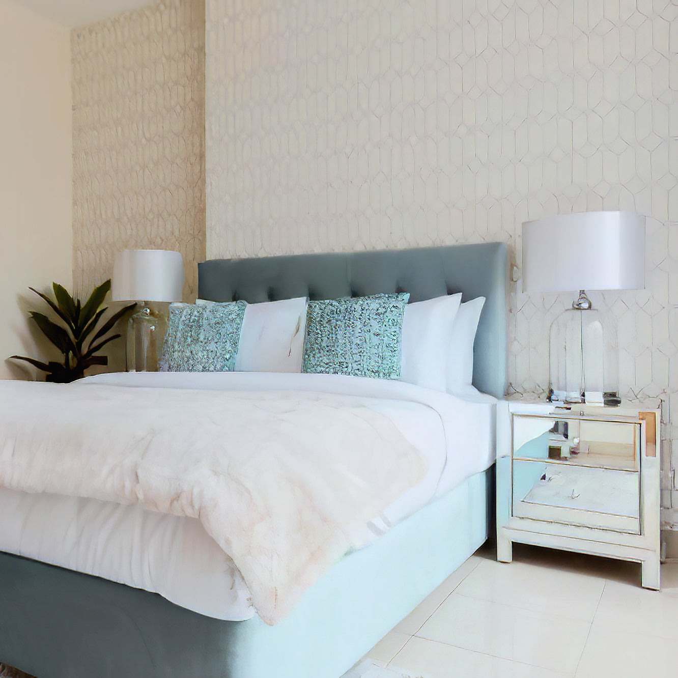 Glass Dome Table Lamp - Cueteks