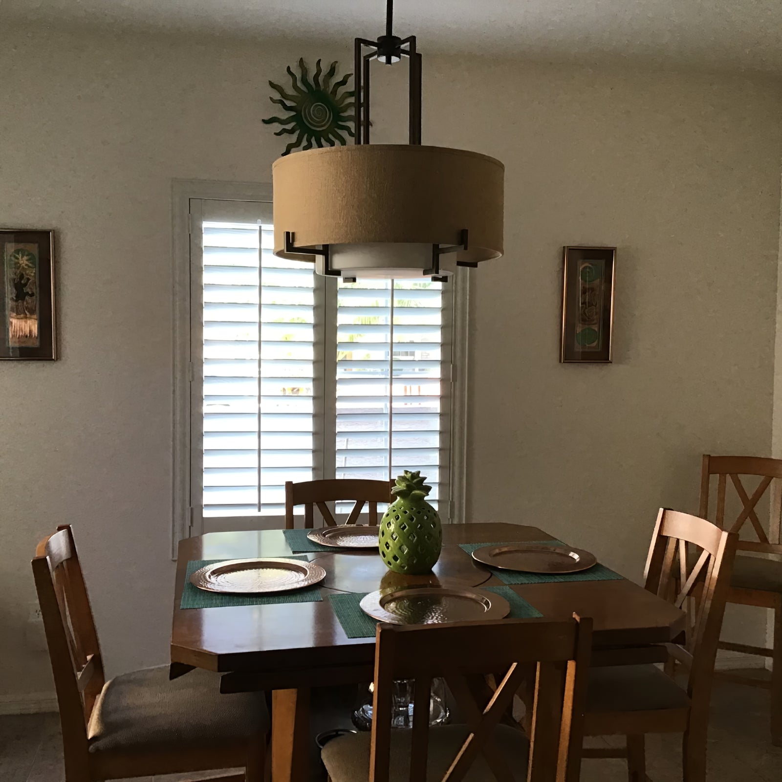 Concentric Shade Layered Fabric Pendant Lamp - Cueteks