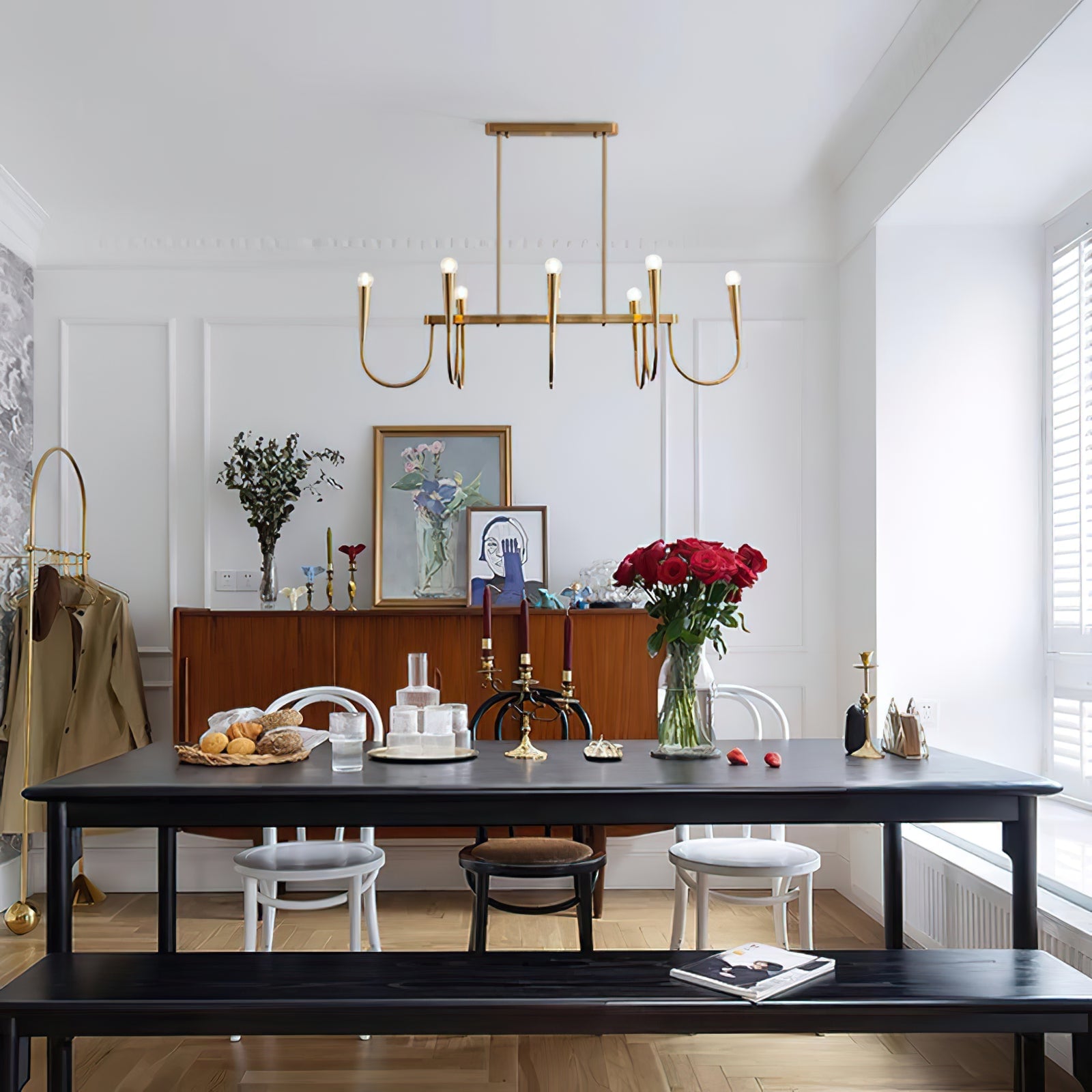 Symphony rectangular chandelier - Cueteks