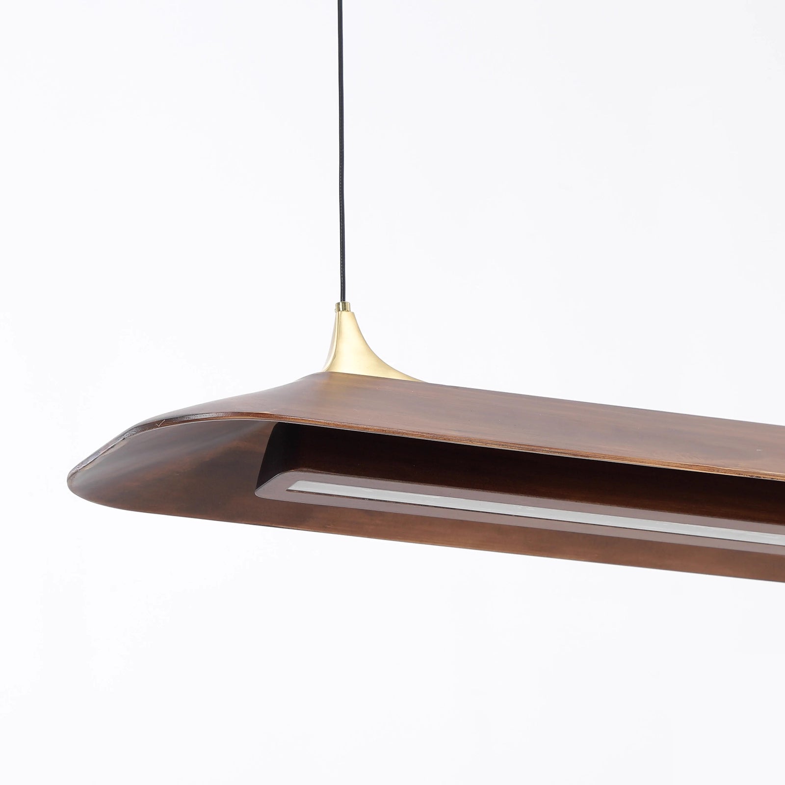 Mernoe walnut pendant lamp - Cueteks