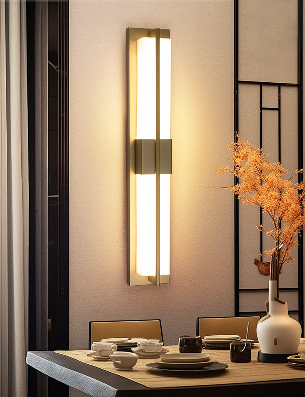 Polished Brass Lumina Outdoor Wall Lamp - Cueteks