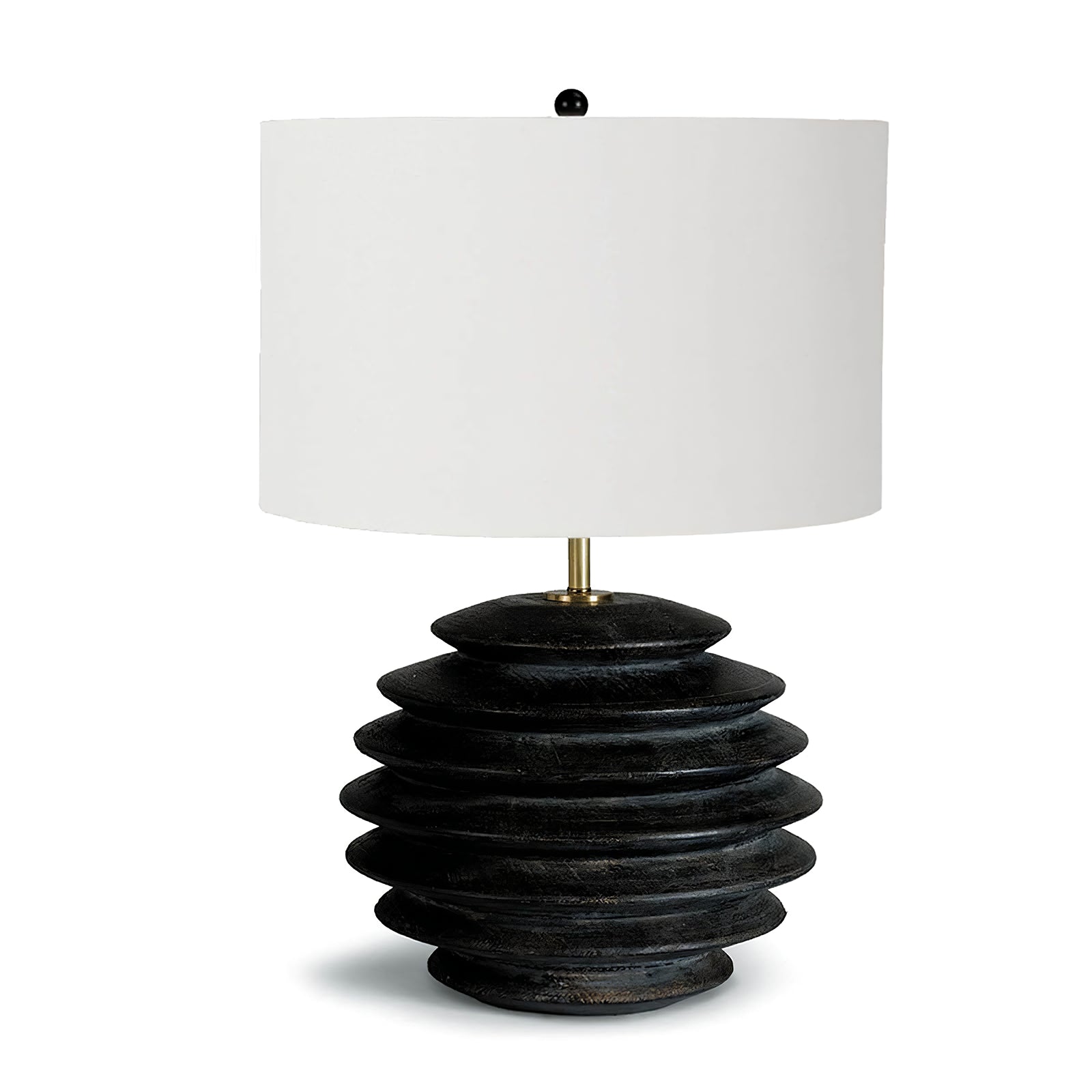 Modern Accordion Round Table Lamp - Cueteks