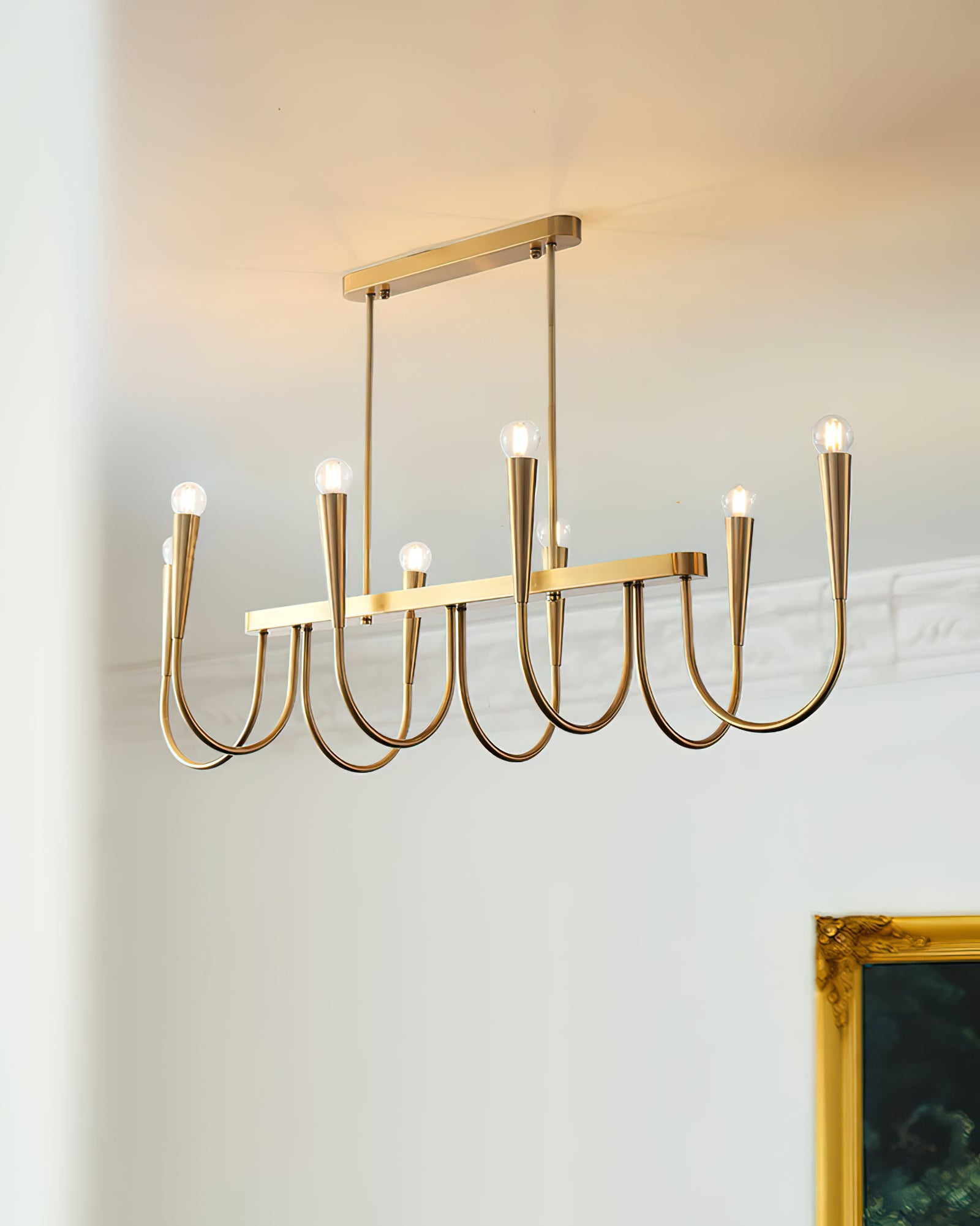 Symphony rectangular chandelier - Cueteks