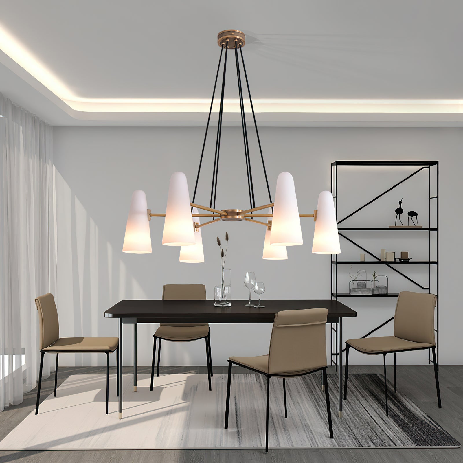 Montfaucon Round Chandelier - Cueteks