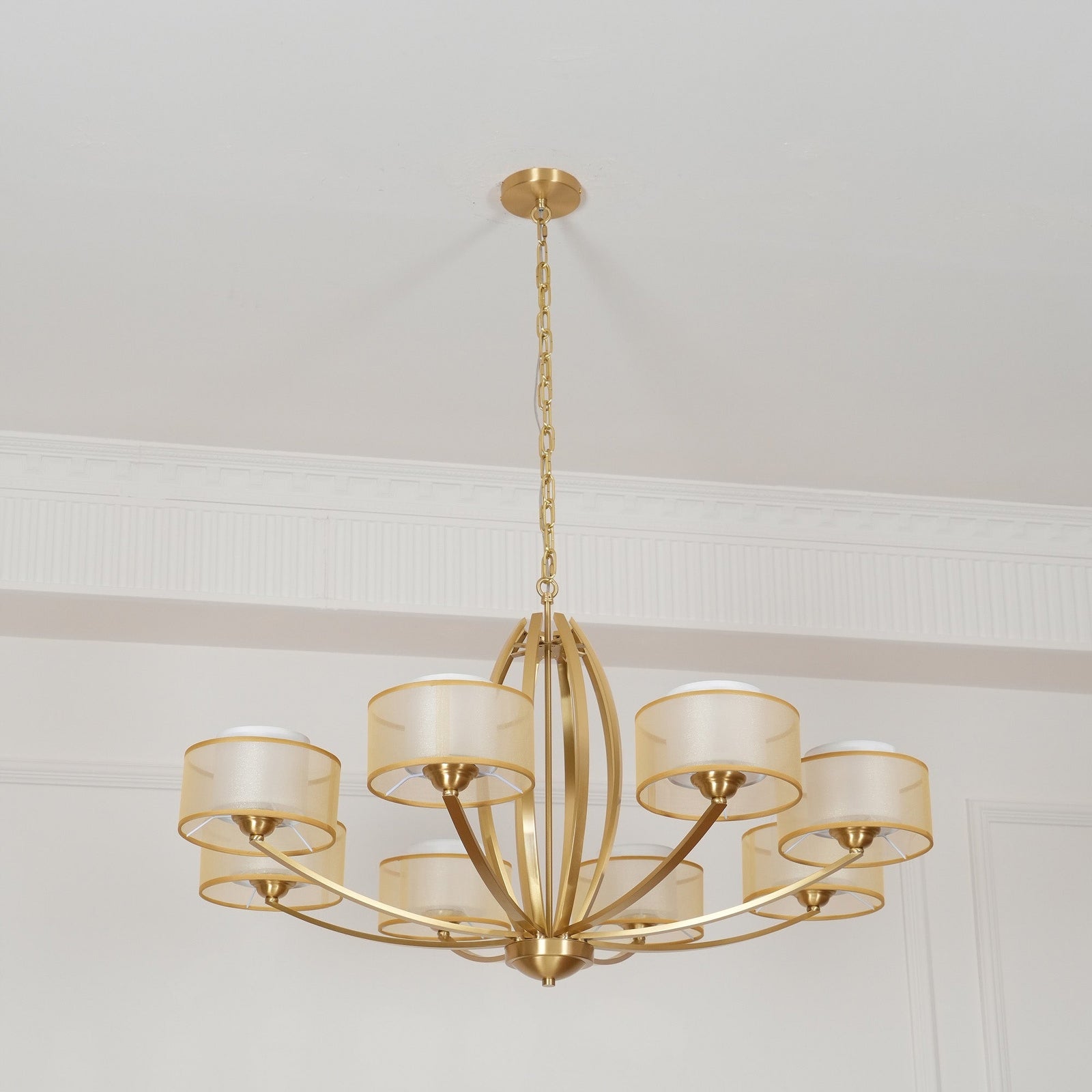 Stiffel 6-head Chandelier - Cueteks