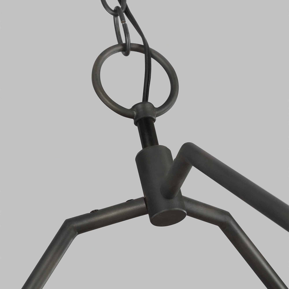 Minimalist Circular Keystone Chandelier - Cueteks