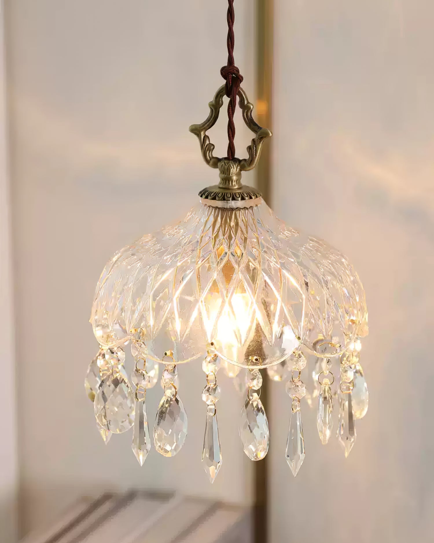 Handcrafted Crystal Chandelier - Cueteks
