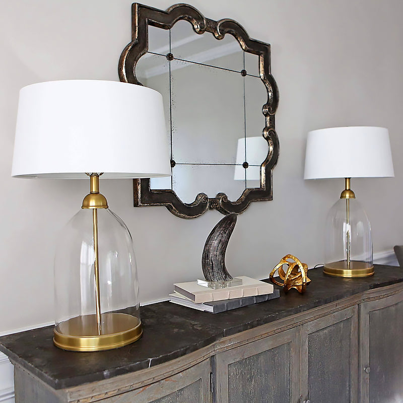 Glass Dome Table Lamp - Cueteks