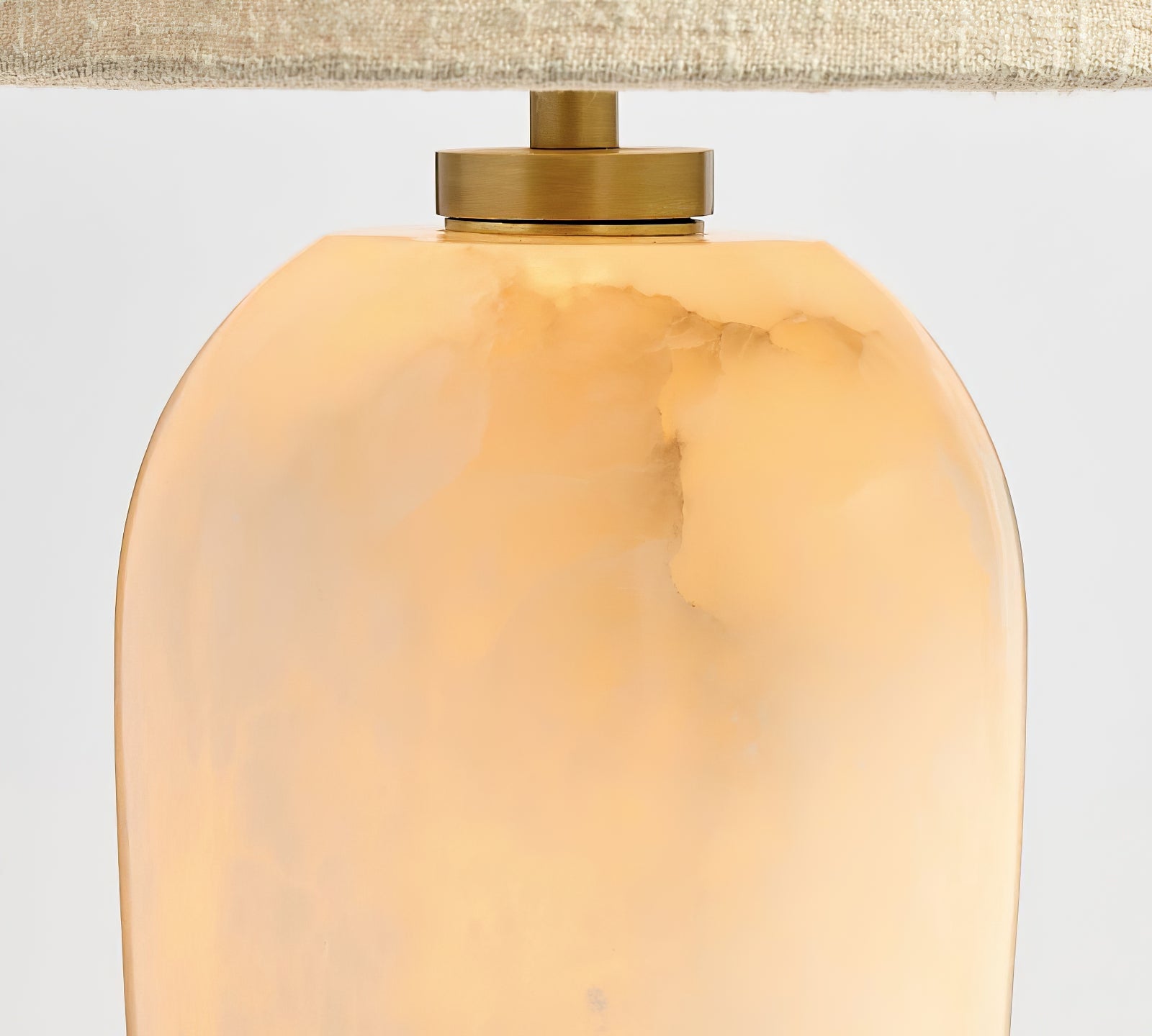 Carter Natural Stone Shade Table Lamp - Cueteks