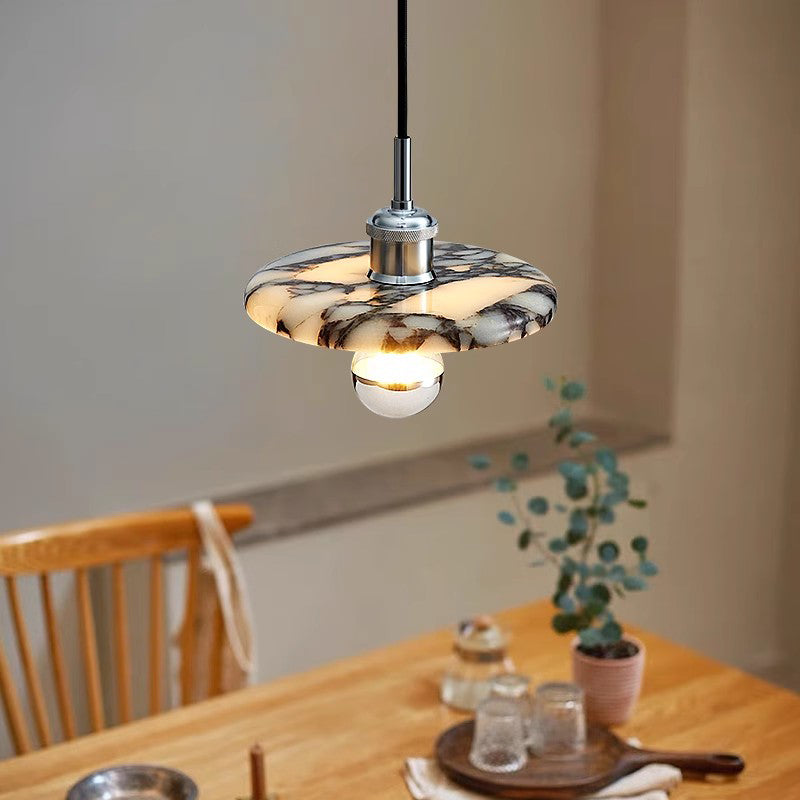 Marble Stripe Pendant Light - Cueteks