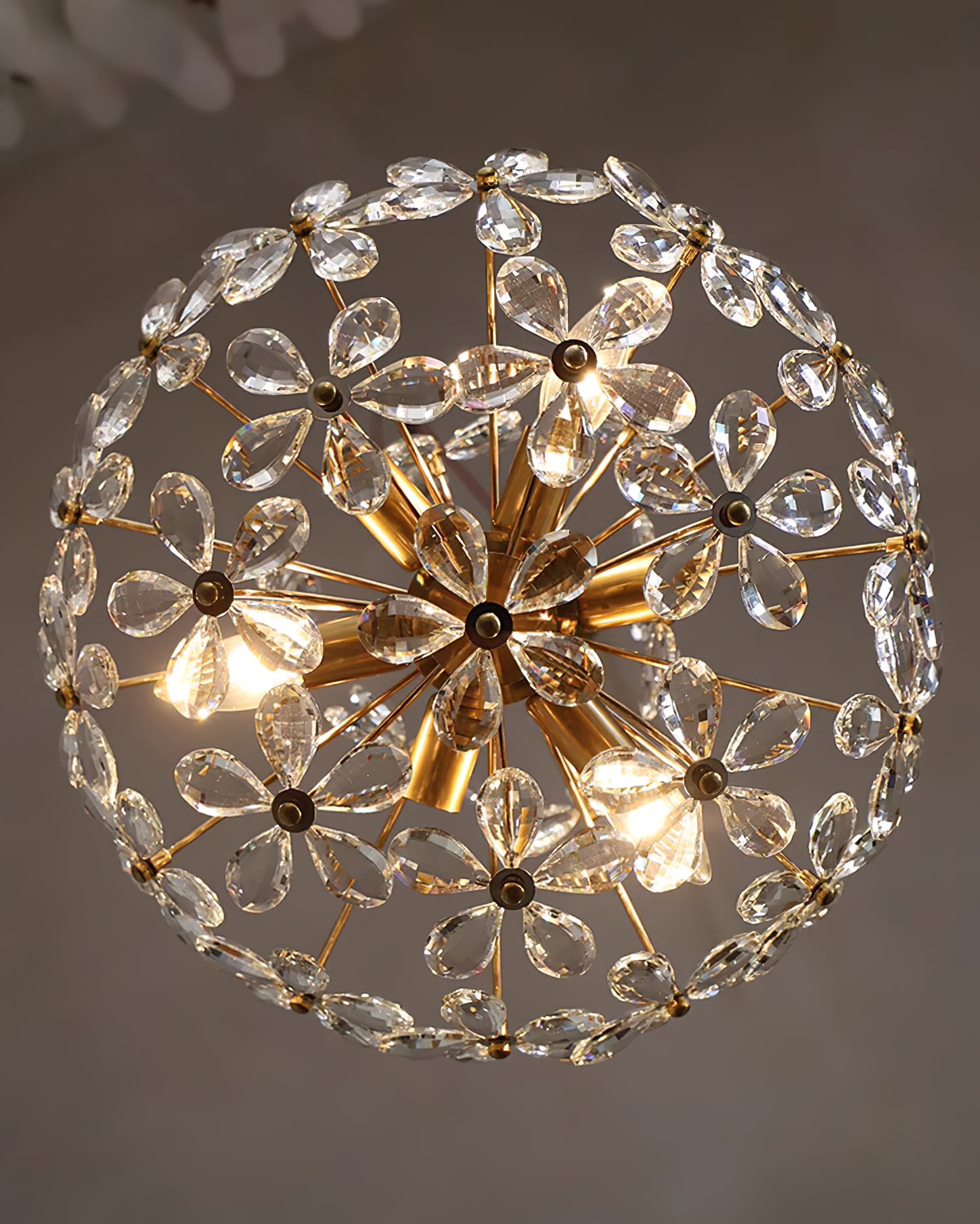 Blossom Crystal Flower Chandelier - Cueteks