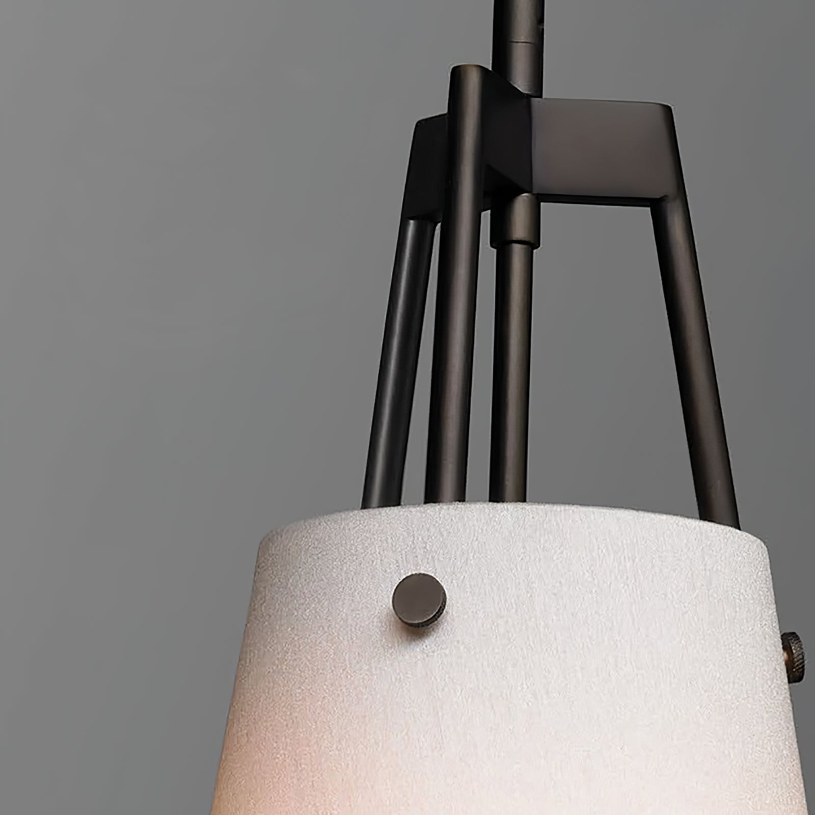 Modern Fabric Shade Corniche Pendant Lamp - Cueteks