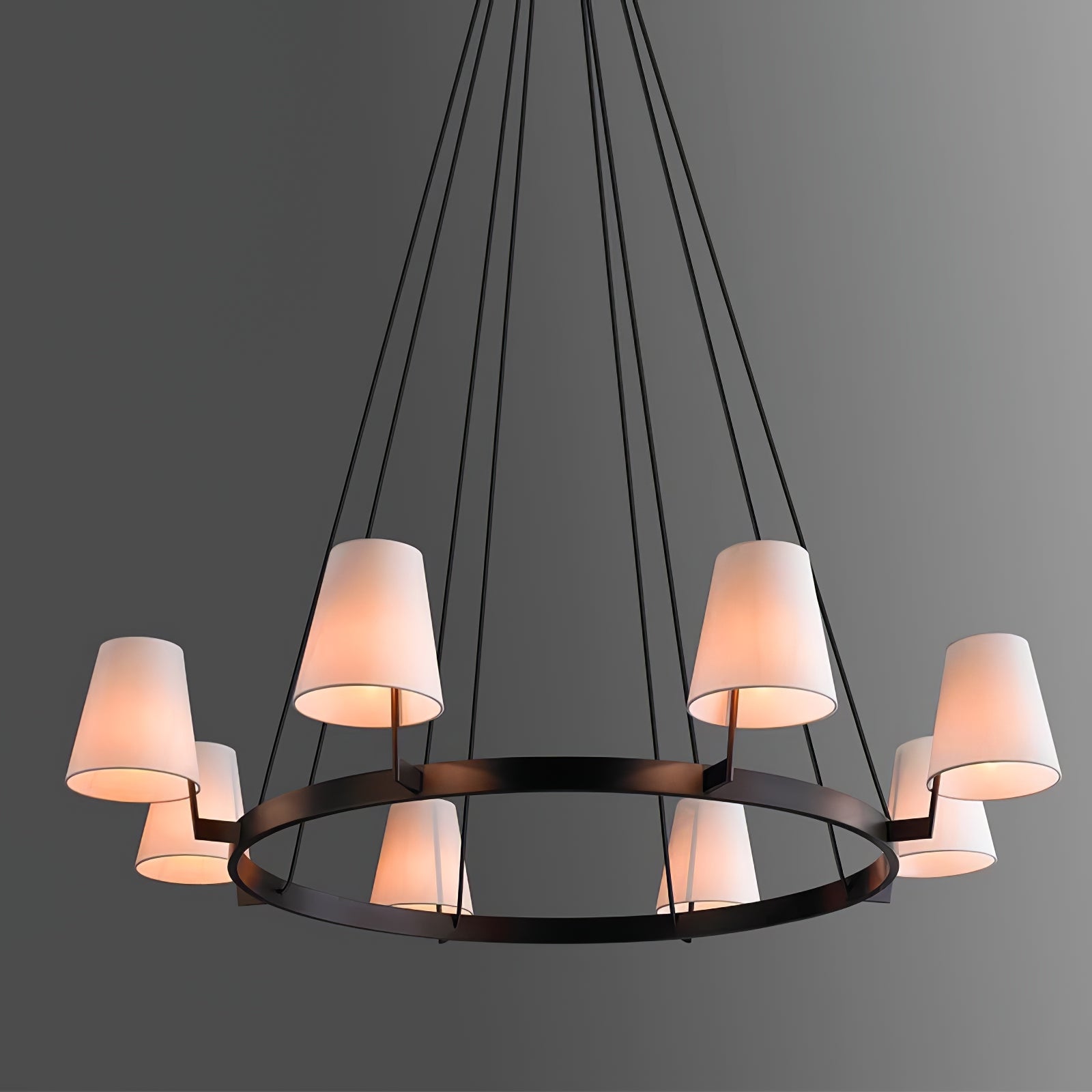 3D Corniche Circular Chandelier - Cueteks