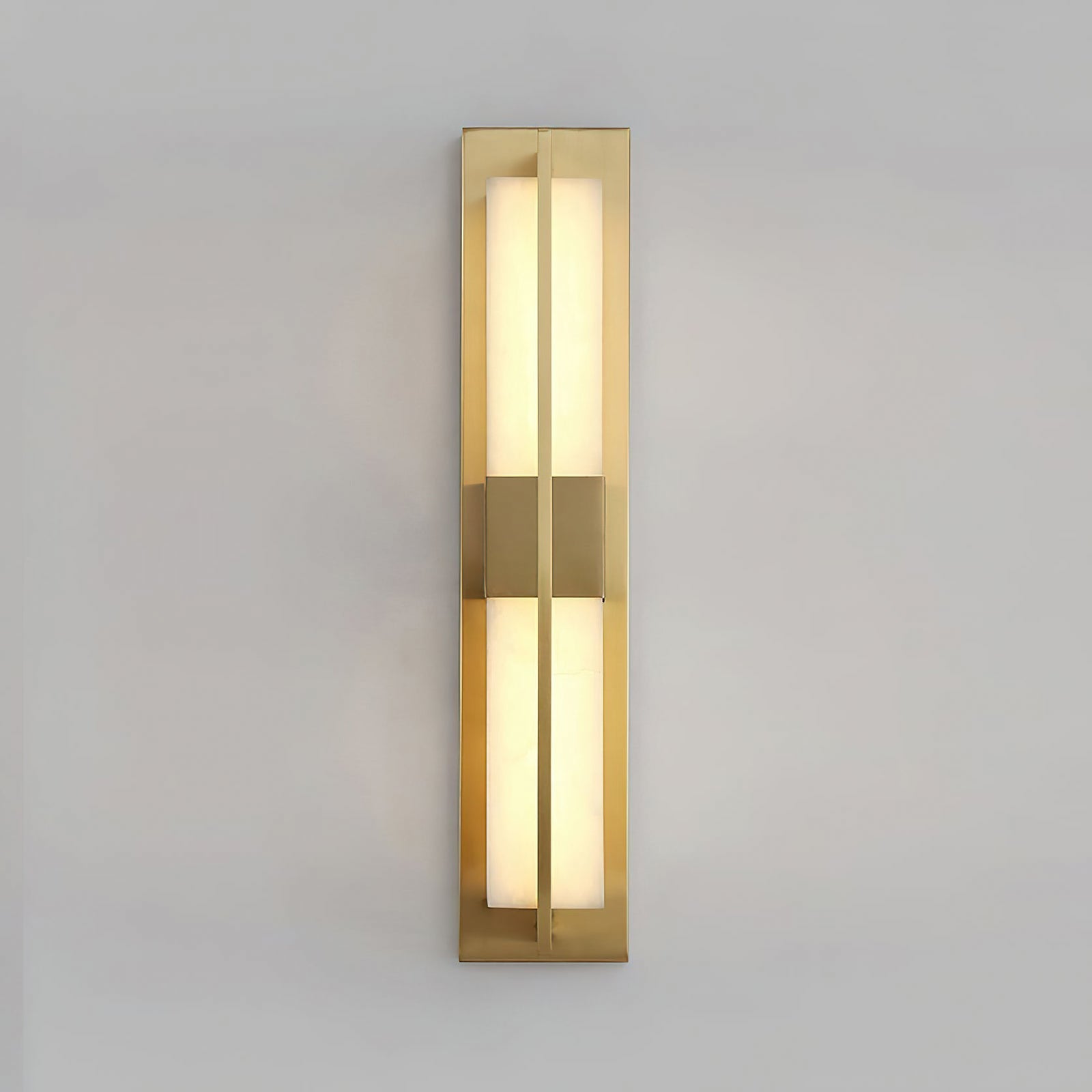 Polished Brass Lumina Outdoor Wall Lamp - Cueteks
