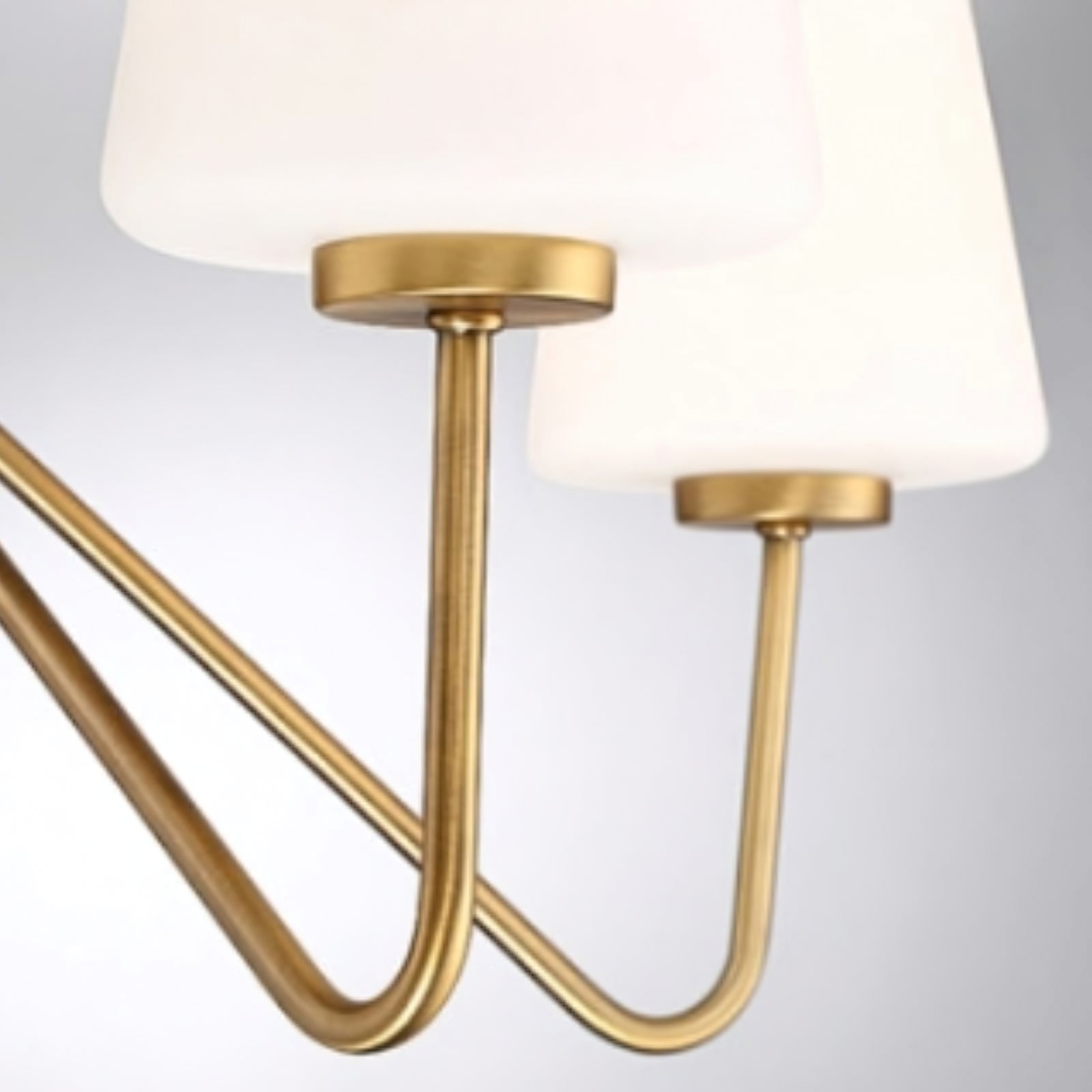 Simple brass five-head chandelier - Cueteks