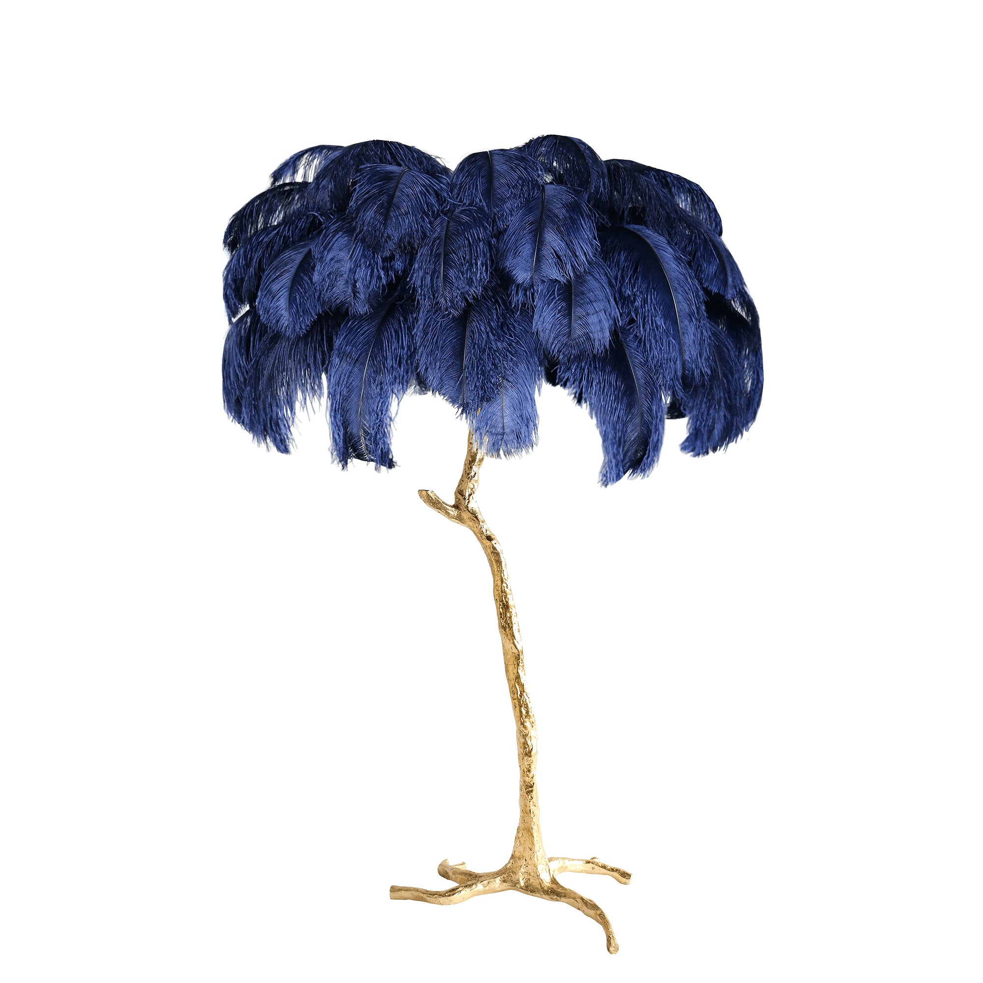 Colorful Ostrich Feather Floor Lamp - Cueteks