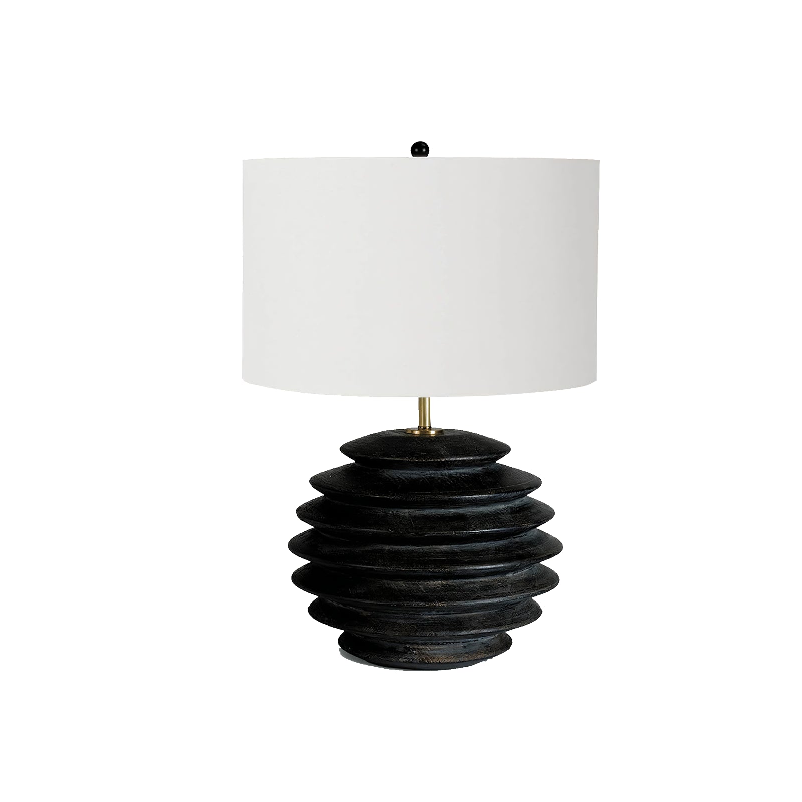 Modern Accordion Round Table Lamp - Cueteks