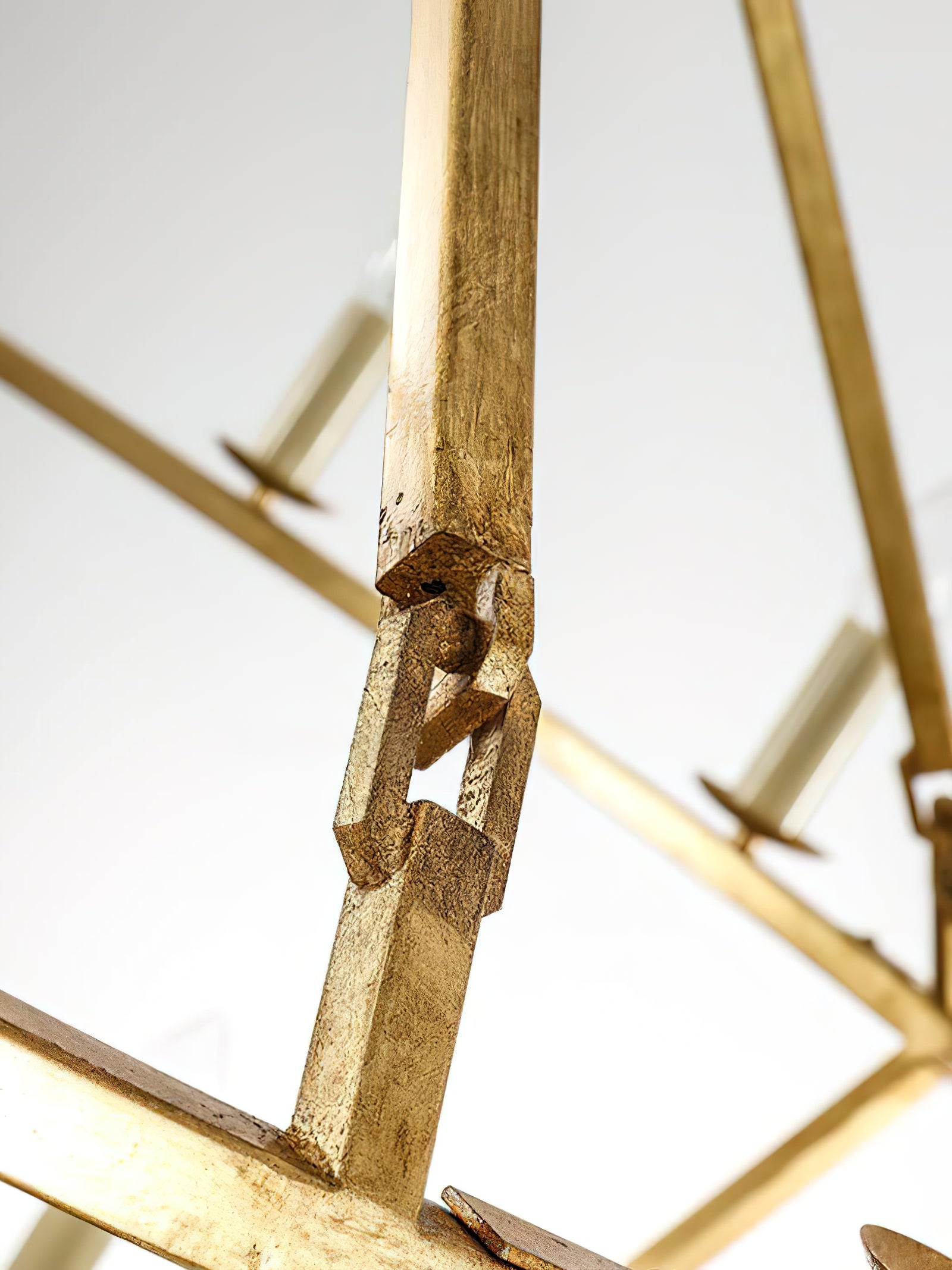 Brass Tiered Chandelier - Cueteks