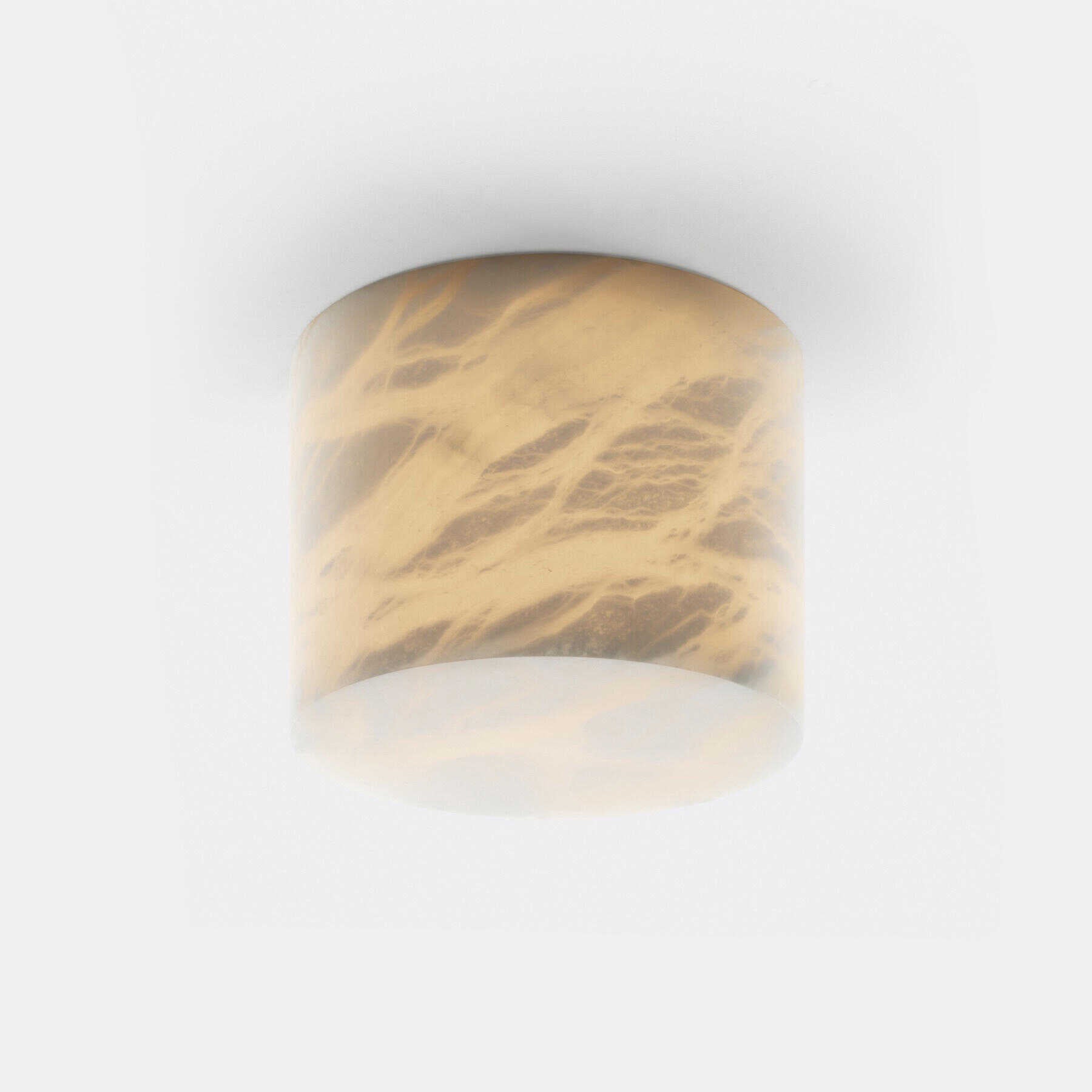 Small Alabaster Ceiling Light - Cueteks