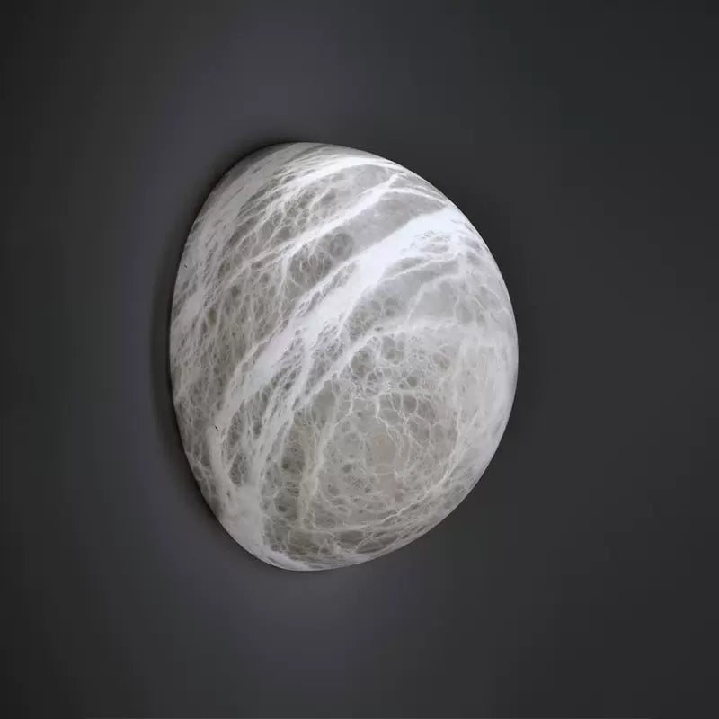 Pebble Alabaster Wall Lamp - Cueteks