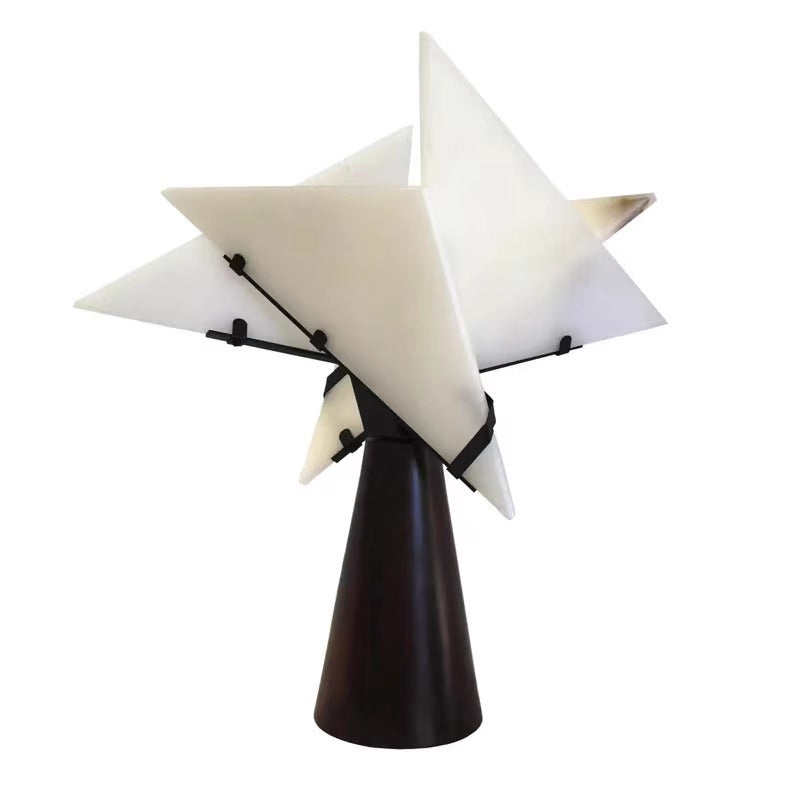 Abstract Alabaster Table Lamp - Cueteks