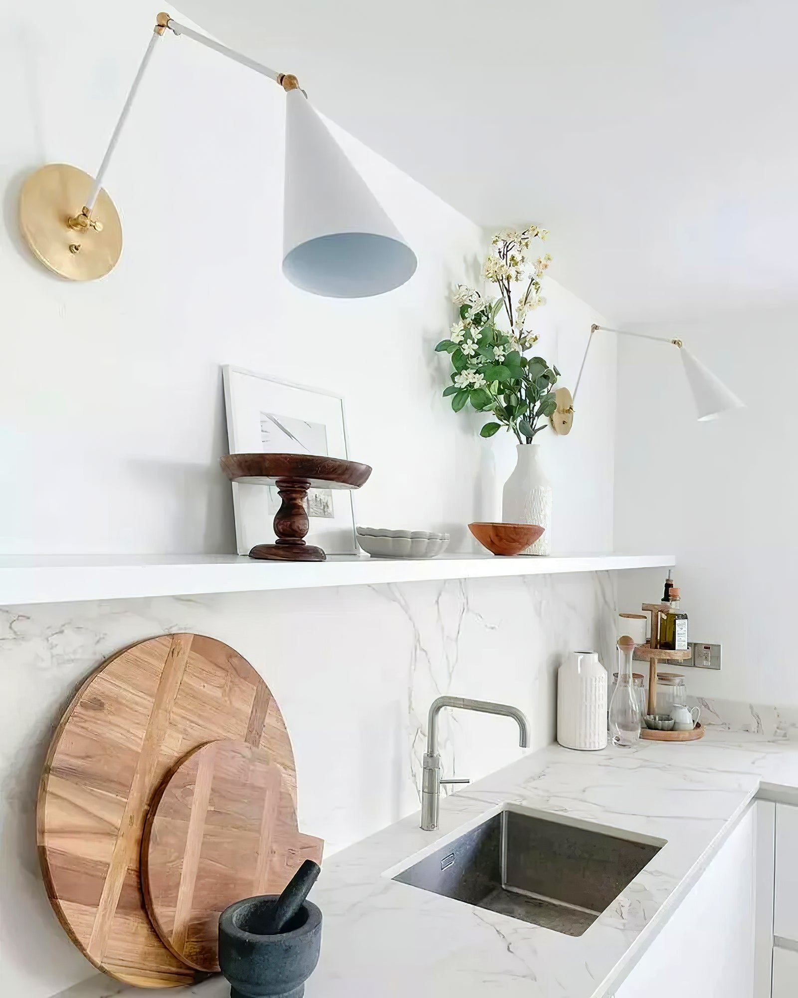 Clemente Double Arm Wall Lamp - Cueteks