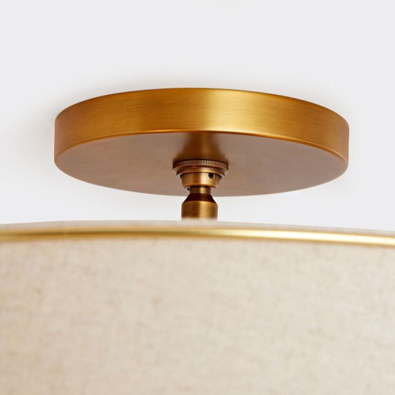 Gold Conical Semi-Flush Lise Ceiling Light - Cueteks
