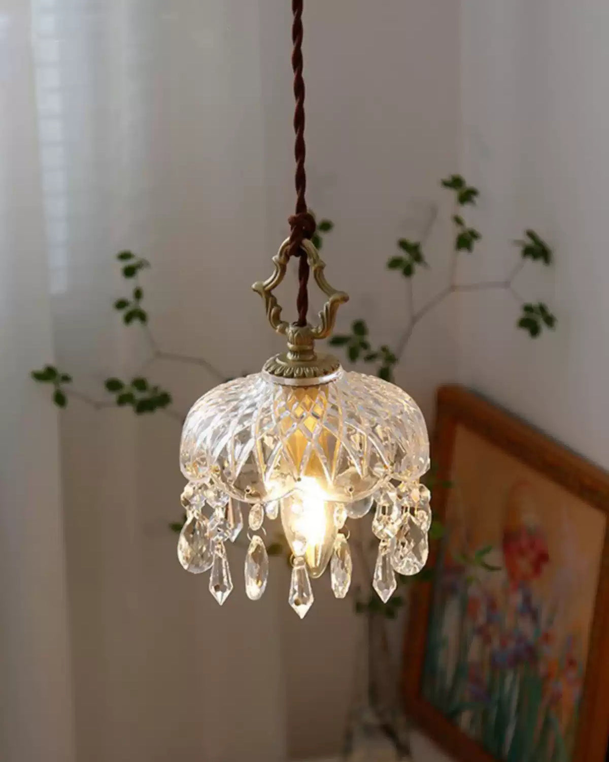 Handcrafted Crystal Chandelier - Cueteks