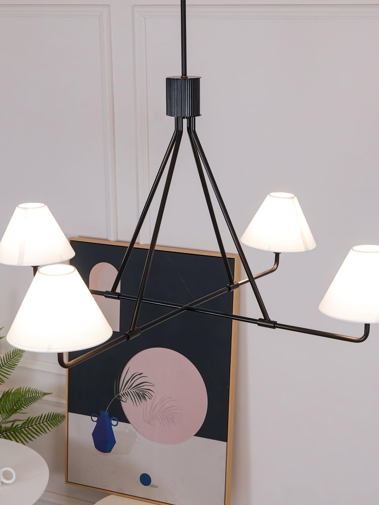 Black Beatrix Chandelier - Cueteks