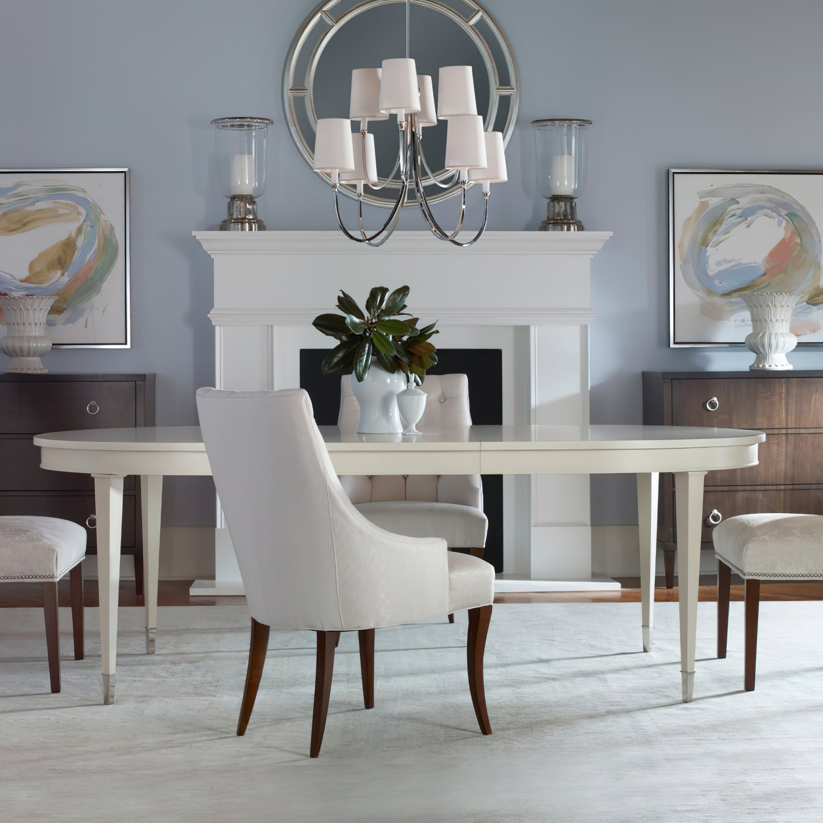 Classic extra large reed chandelier - Cueteks