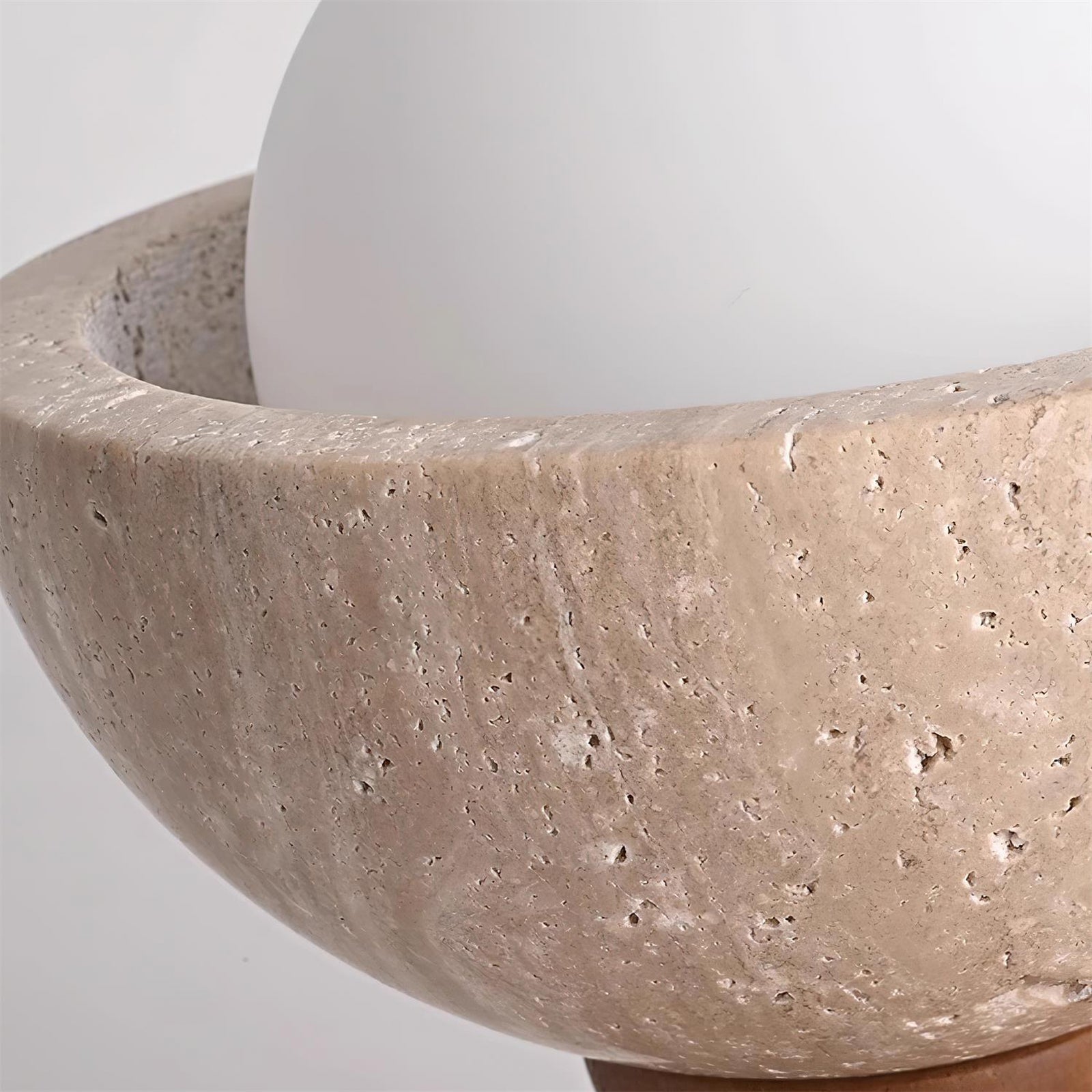 Travertine Flush Mount Ceiling Light - Cueteks