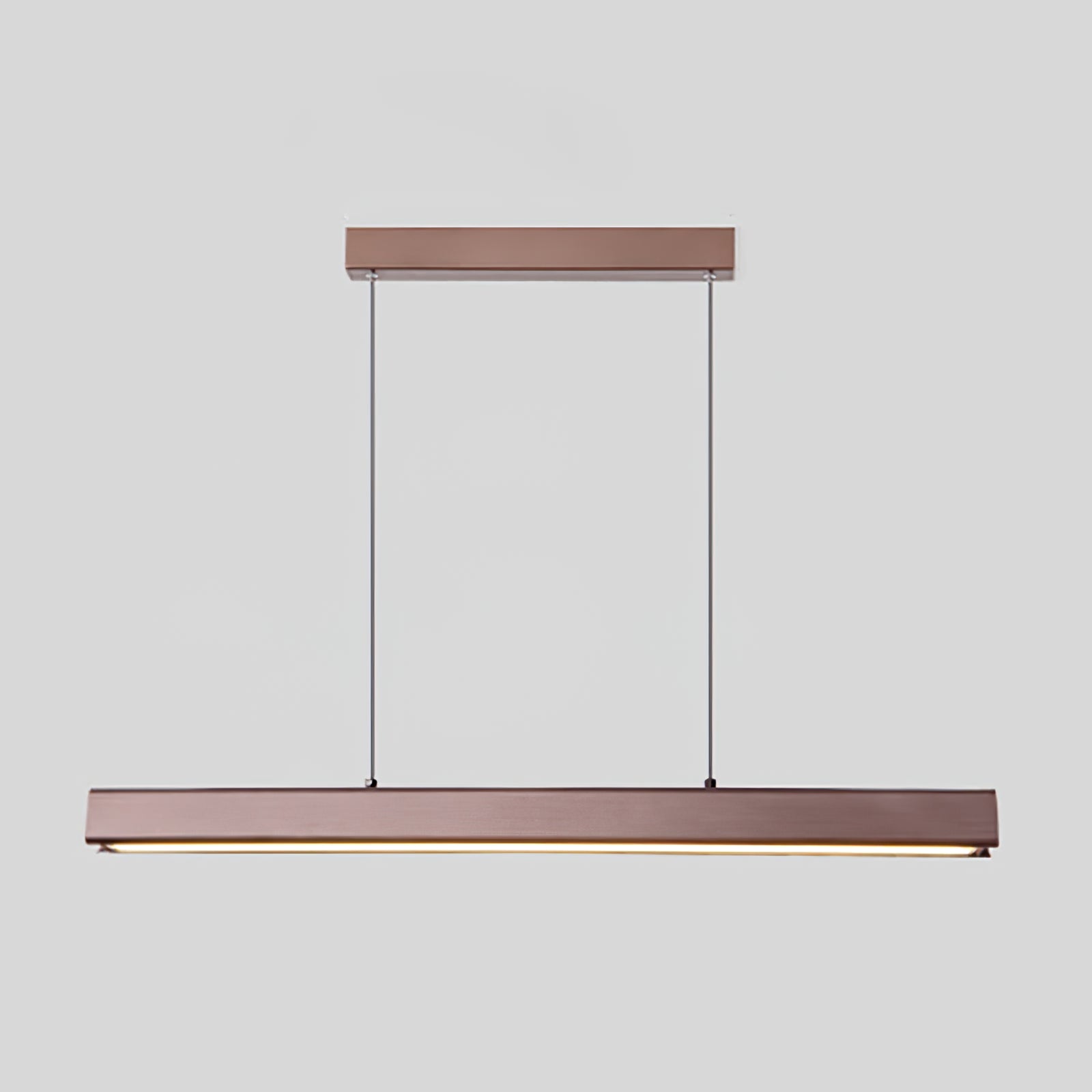 Walnut minimalist wood chandelier - Cueteks