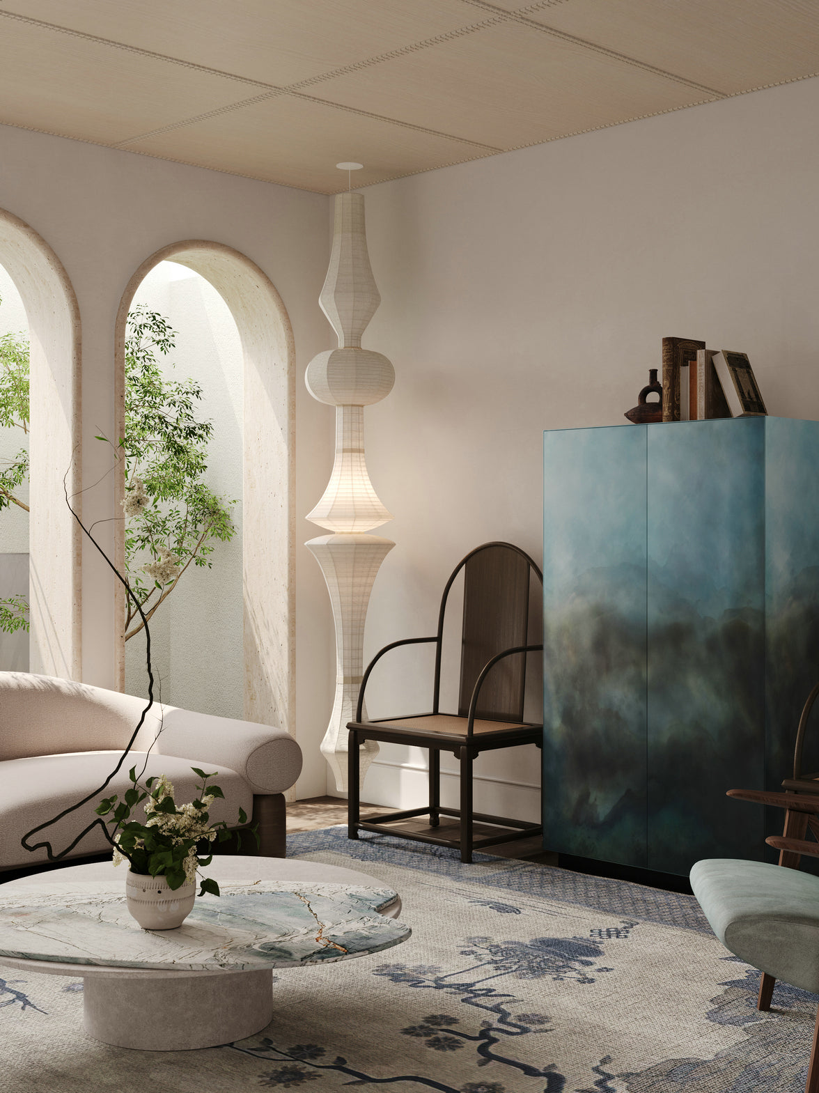 Akari E Ceiling Light - Cueteks