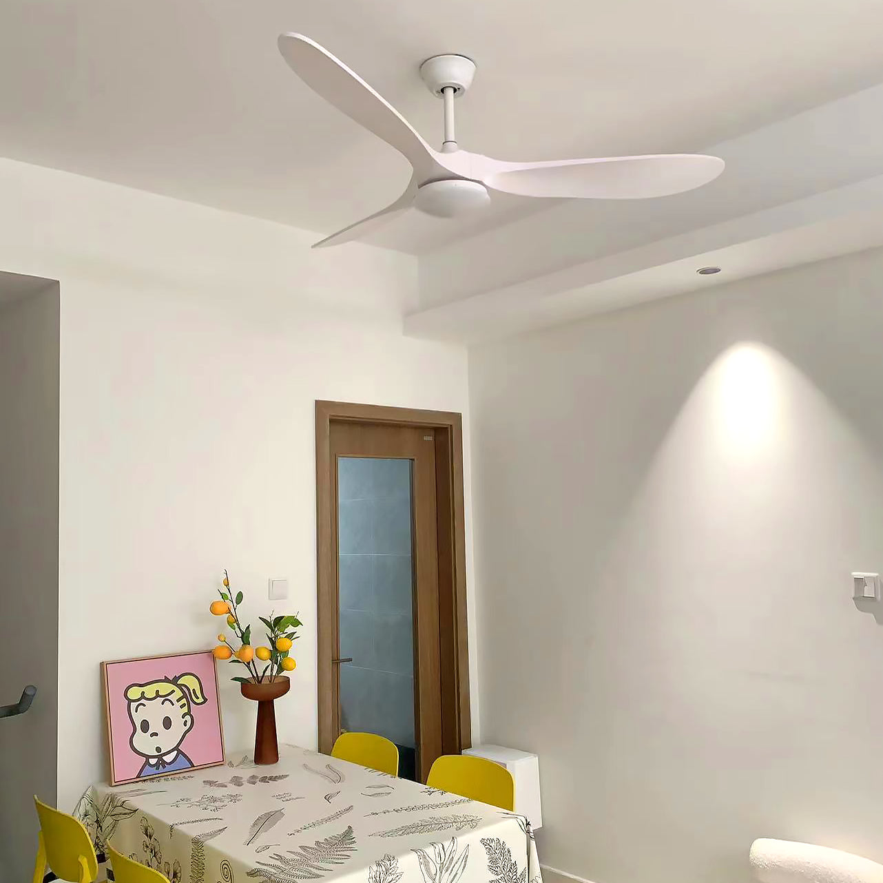 Modern ABS Ceiling Fan Light - Cueteks