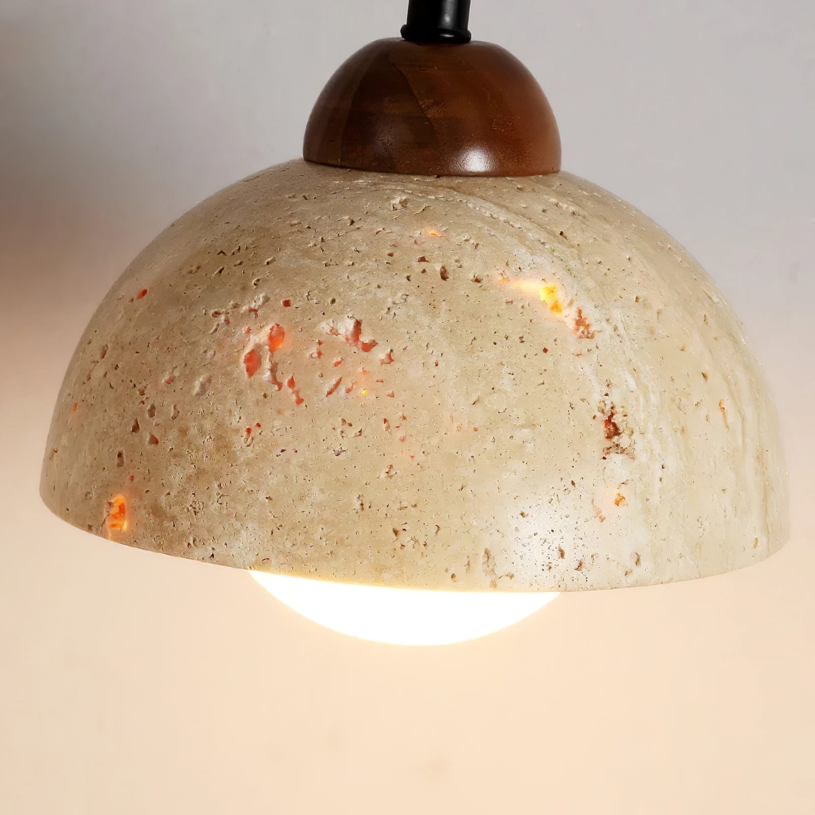 Wabi-sabi texture stone wall lamp - Cueteks