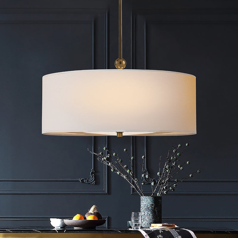 Reed Simple Drum Shade Pendant Light - Cueteks