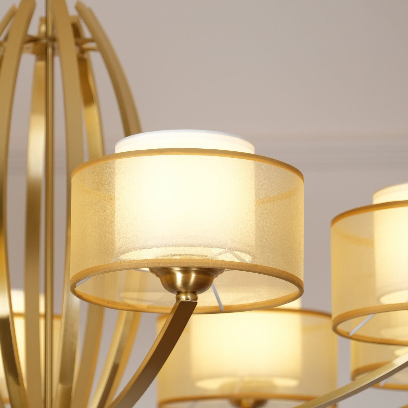 Stiffel 6-head Chandelier - Cueteks