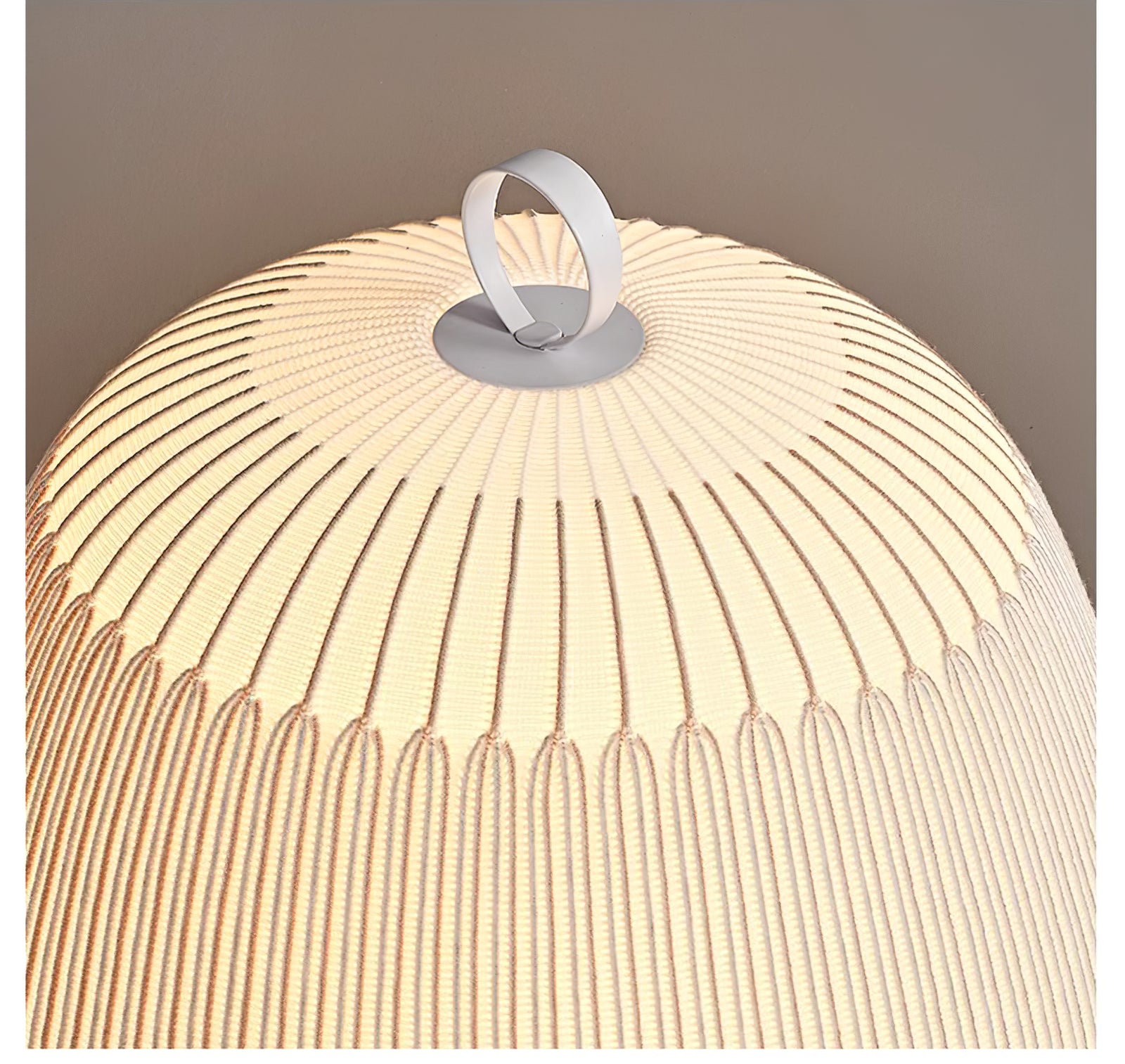 Textured Dome  Lantern Knit Table Lamp - Cueteks