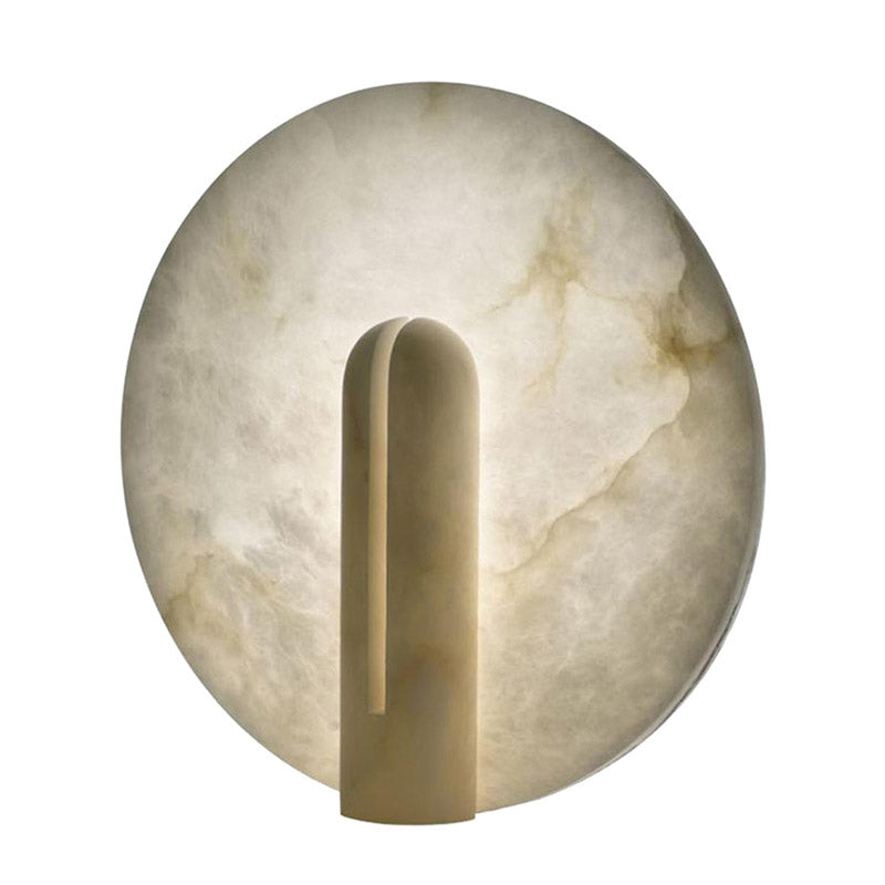 Geometric Alabaster Table Lamp - Cueteks