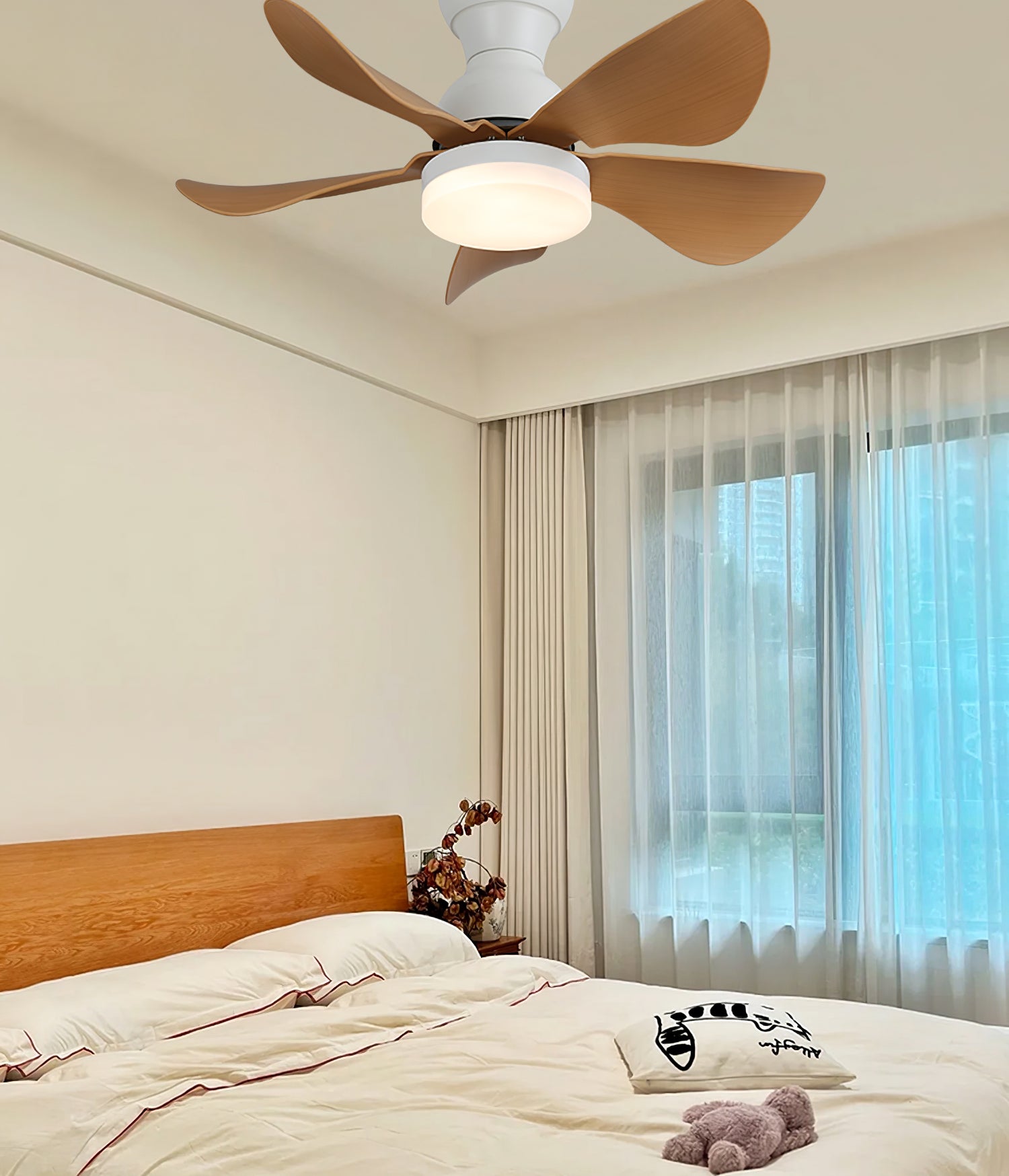 Embedded Five-Blade Fan Light - Cueteks