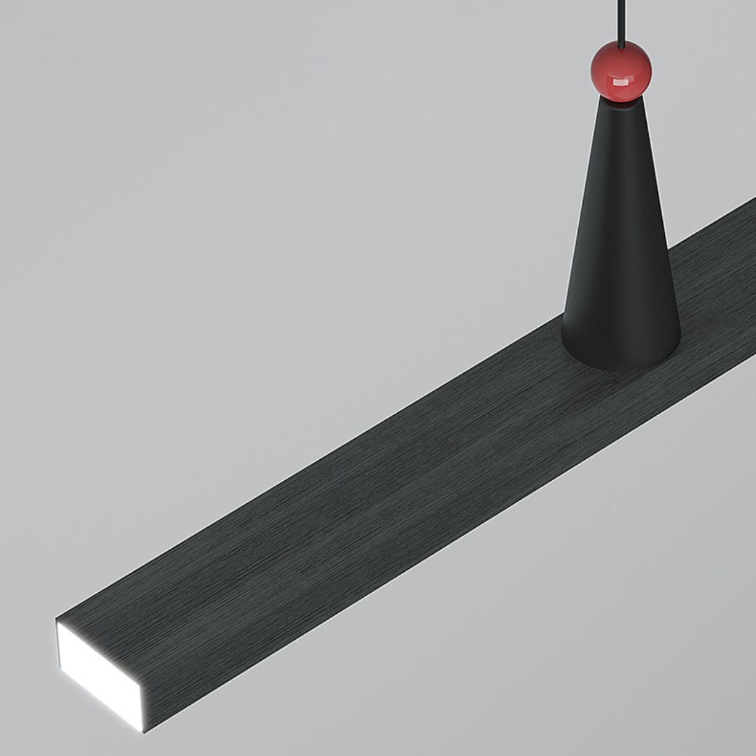 OSBELE Modern Black Linear Chandelier - Cueteks