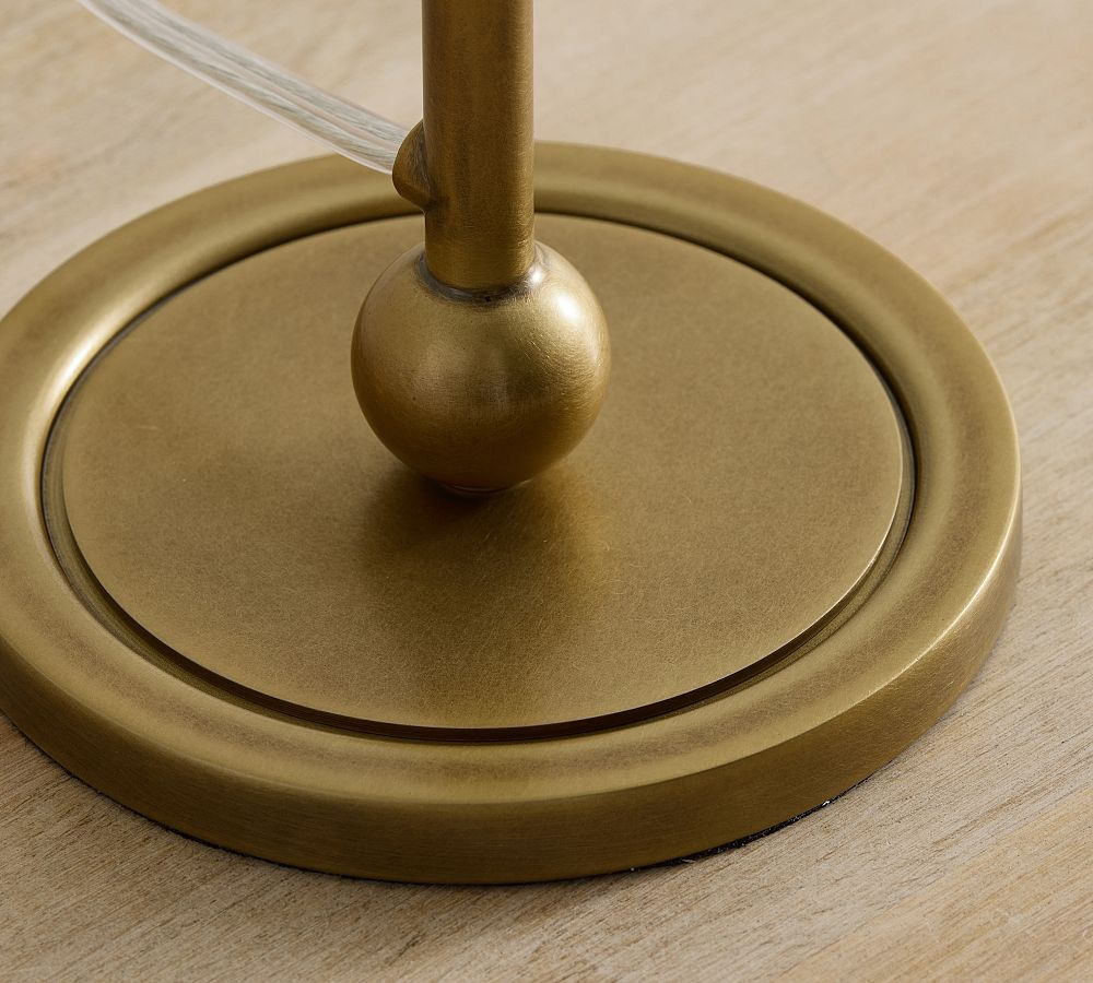 Palmer Slim Brass Accent Table Lamp - Cueteks