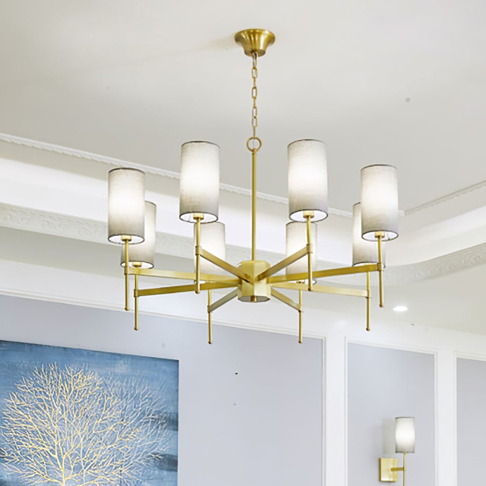 Silk Stem Chandelier - Cueteks