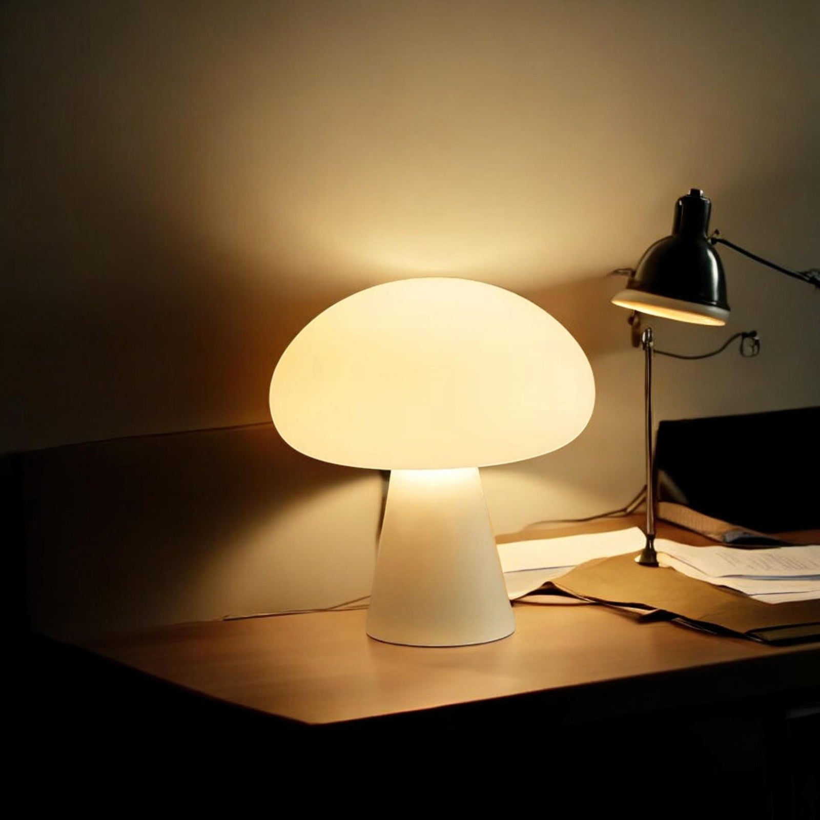 Obello Portable Mushroom Table Lamp - Cueteks