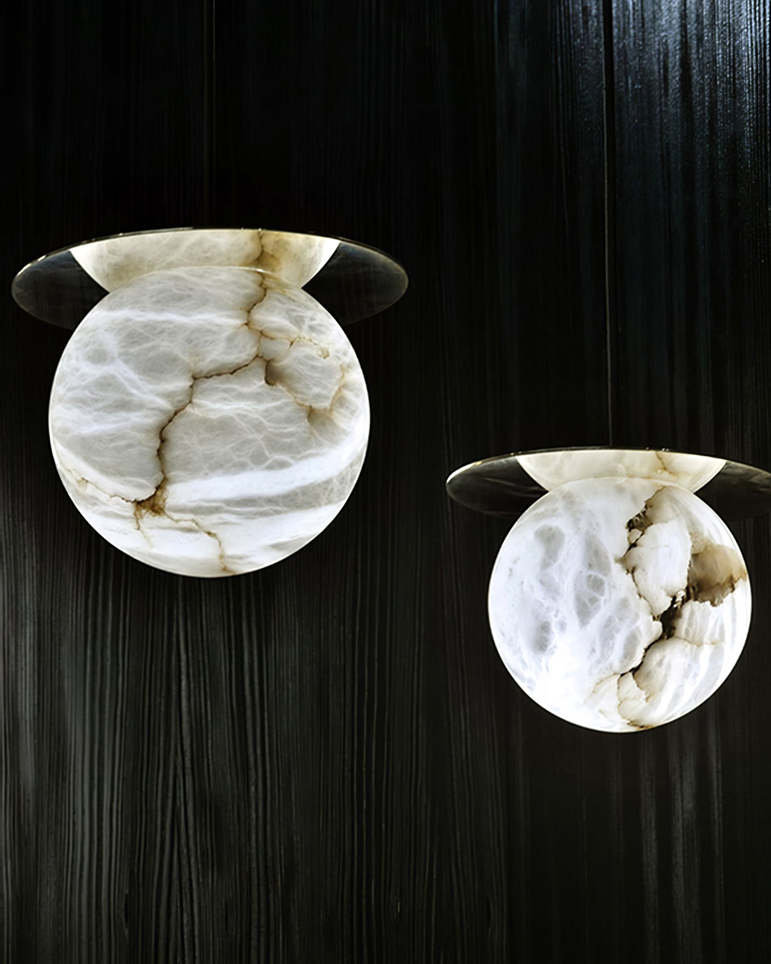 Disc Alabaster Pendant Light - Cueteks