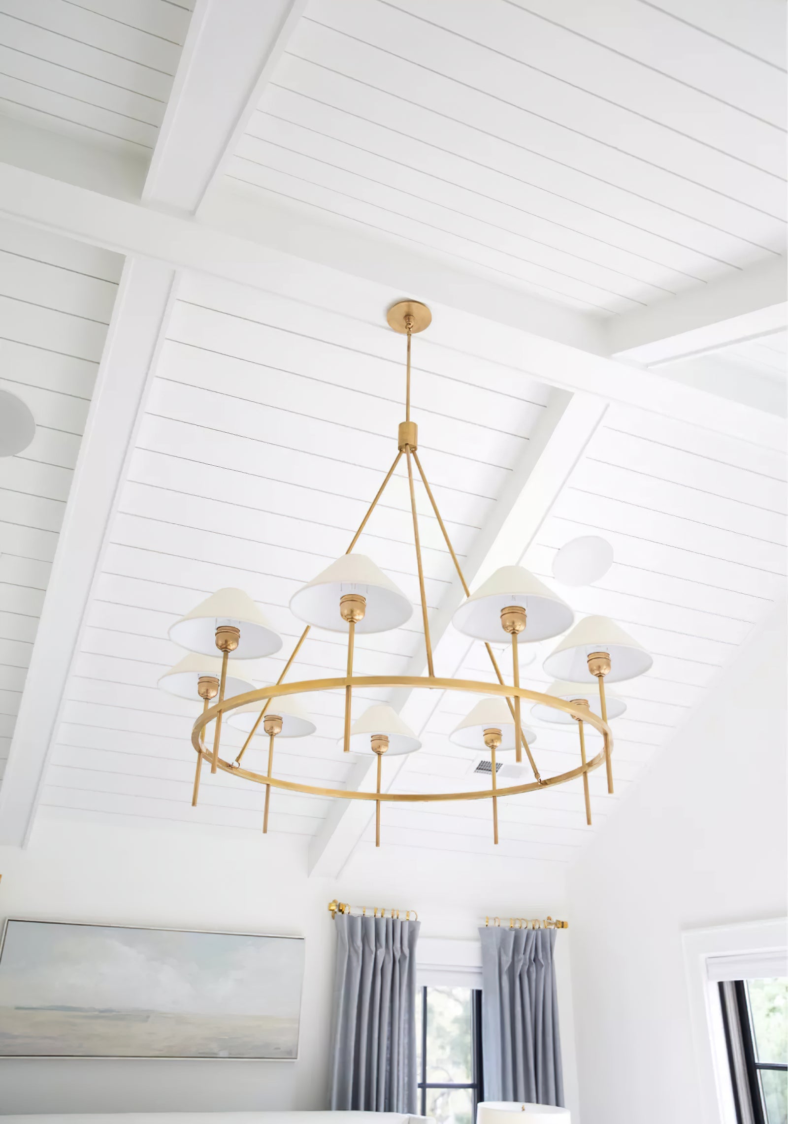 Hackney Industrial Cage Chandelier - Cueteks