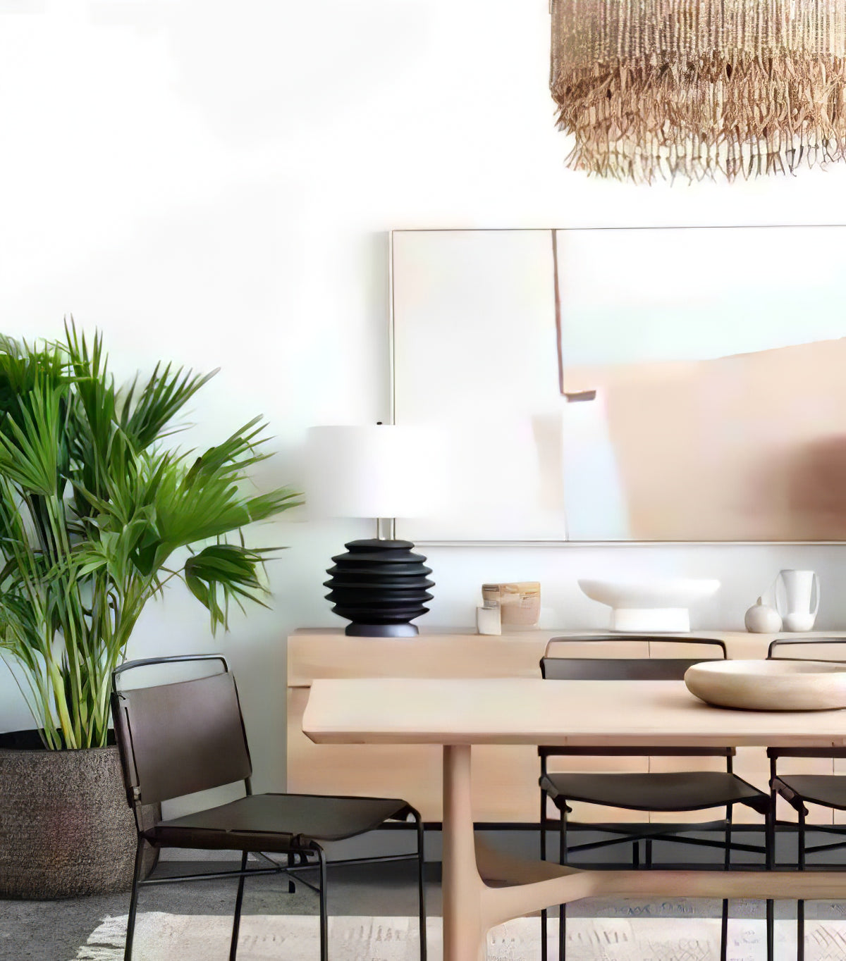 Modern Accordion Round Table Lamp - Cueteks