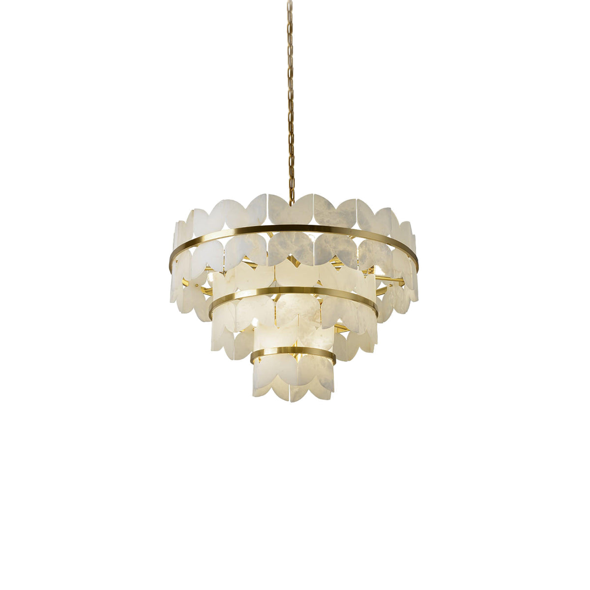 Patanga Alabaster Butterfly Chandelier - Cueteks